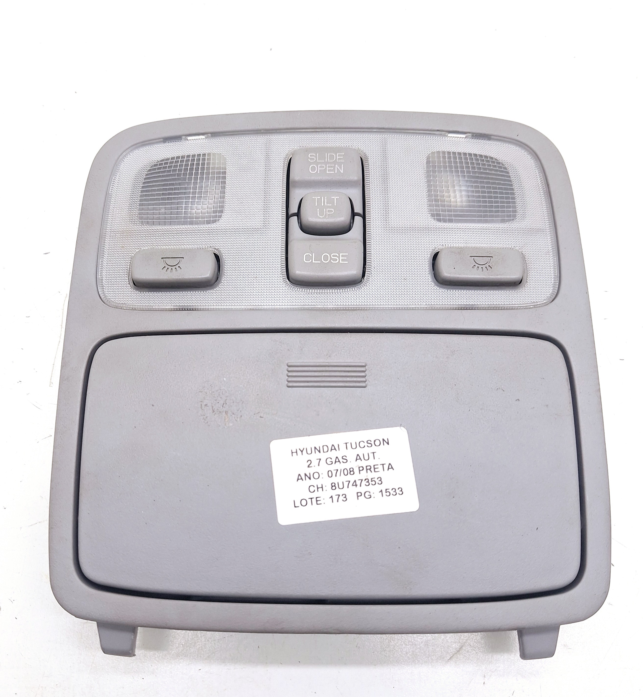 Luz Teto Cortesia Hyundai Tucson 2.7 2007/ 2008 Nº928202exxx