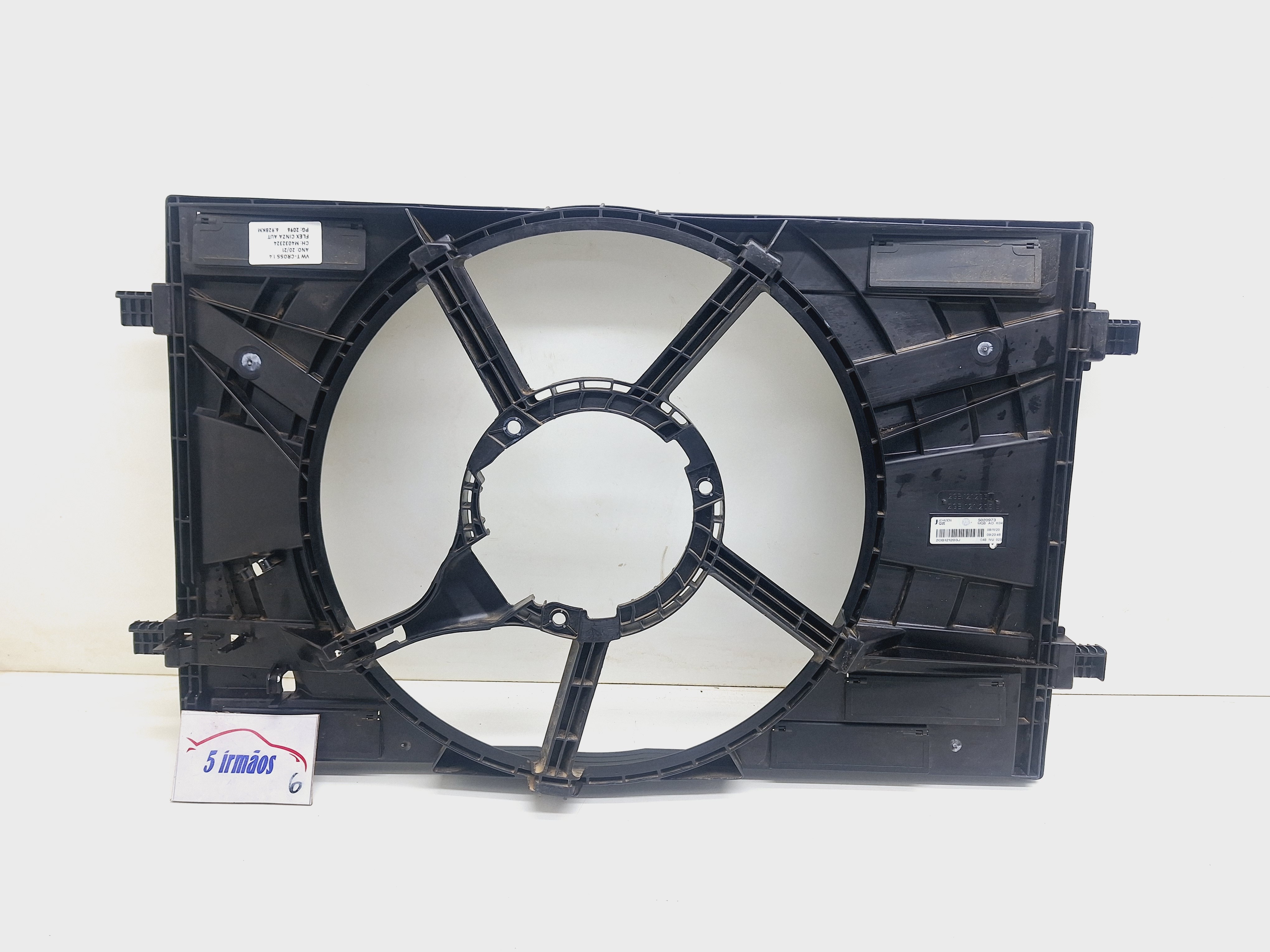 Defletor Ventoinha Radiador S/ Ventoinha Vw Tcross 1.4 2021