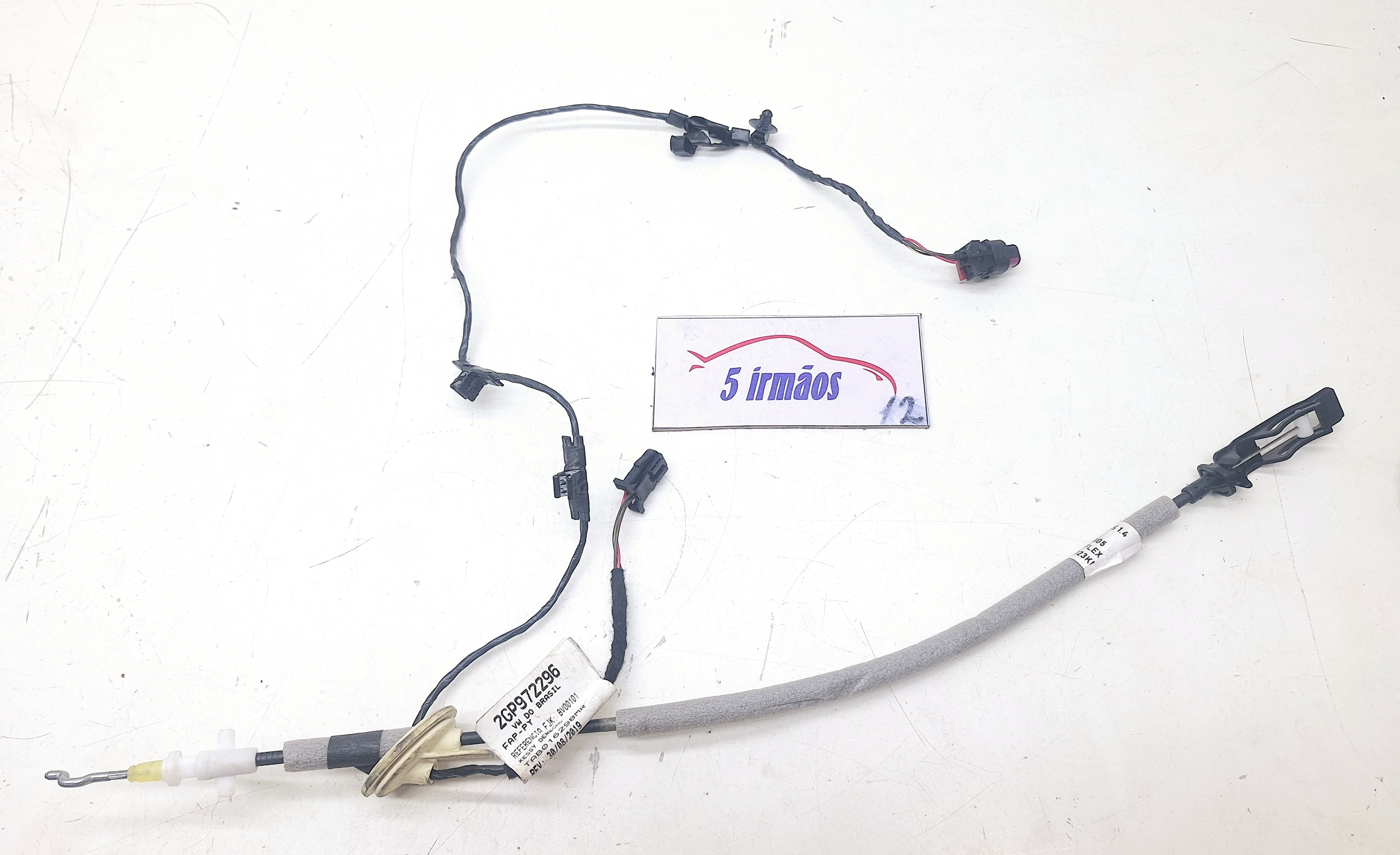 Cabo Fechadura Porta Dianteira Direita Vw Tcross 1.4 2022