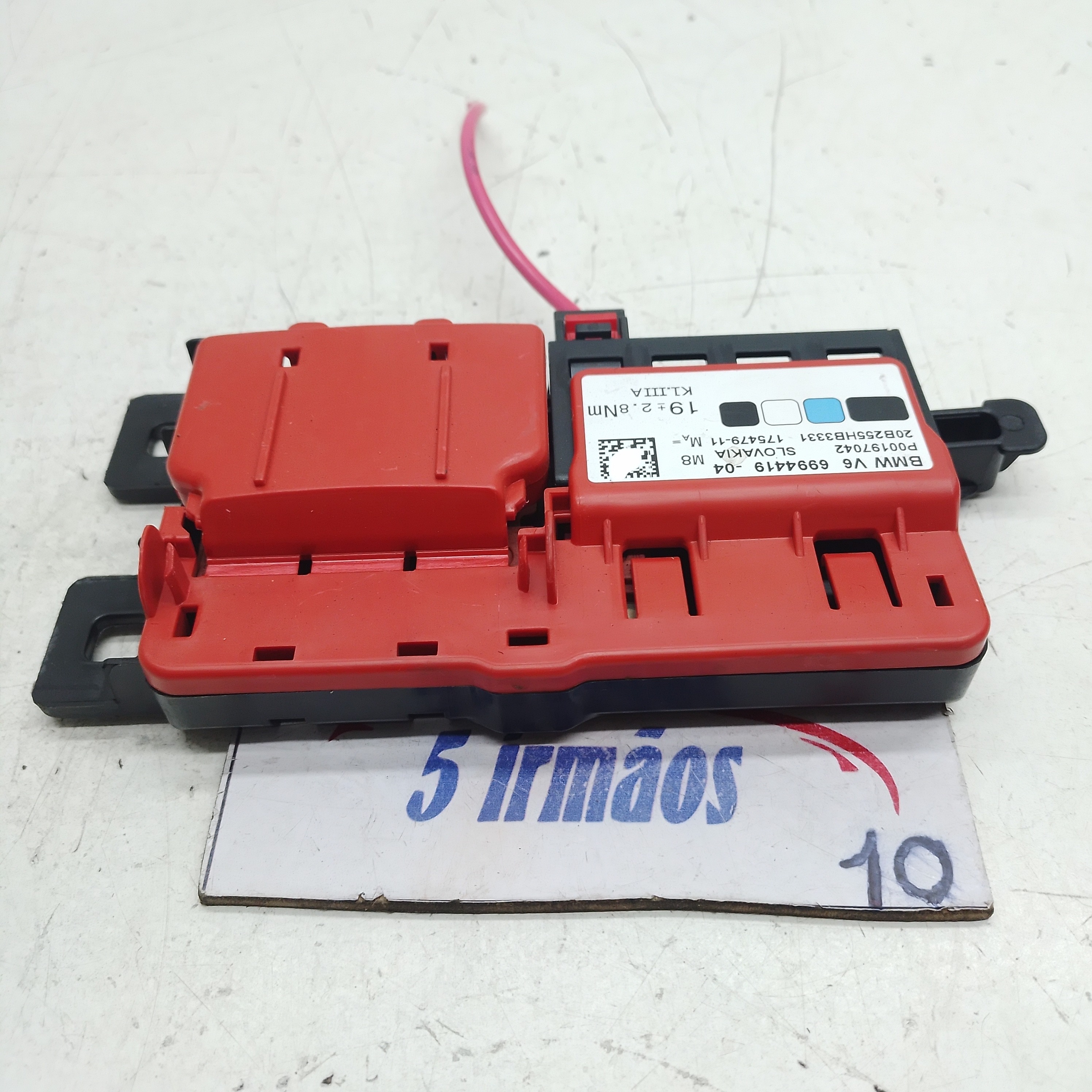 Placa Polo Positivo Bateria Bmw 320i 2.0 2020 / 2021