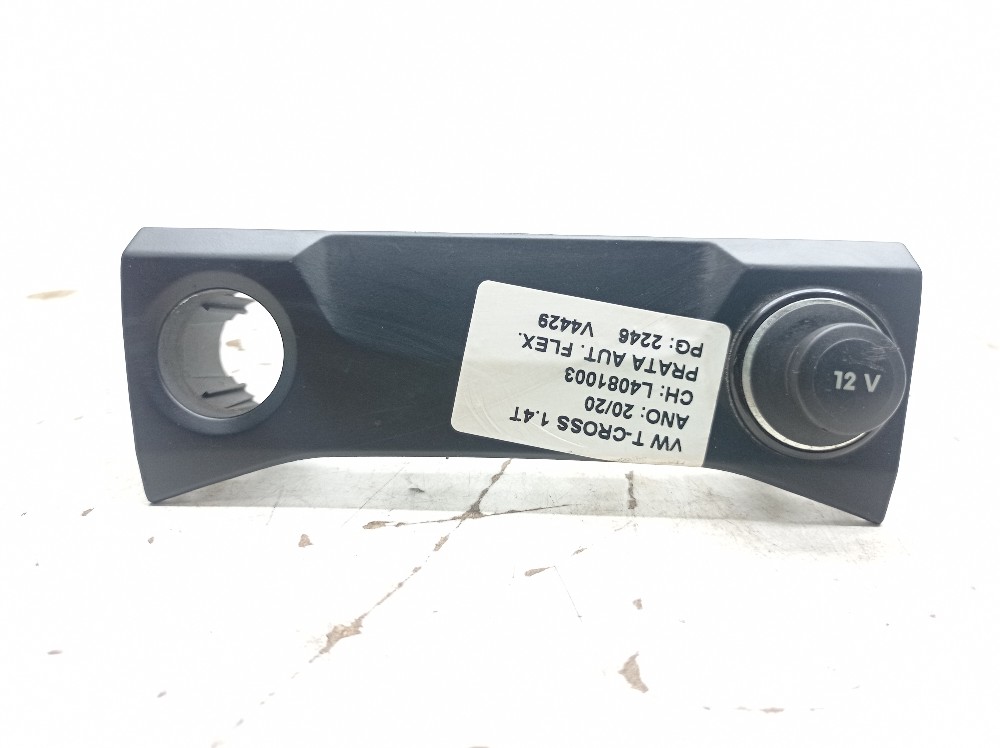Acabamento Tomada 12v Vw Tcross Tsi 1.4 2020 2gp863337a
