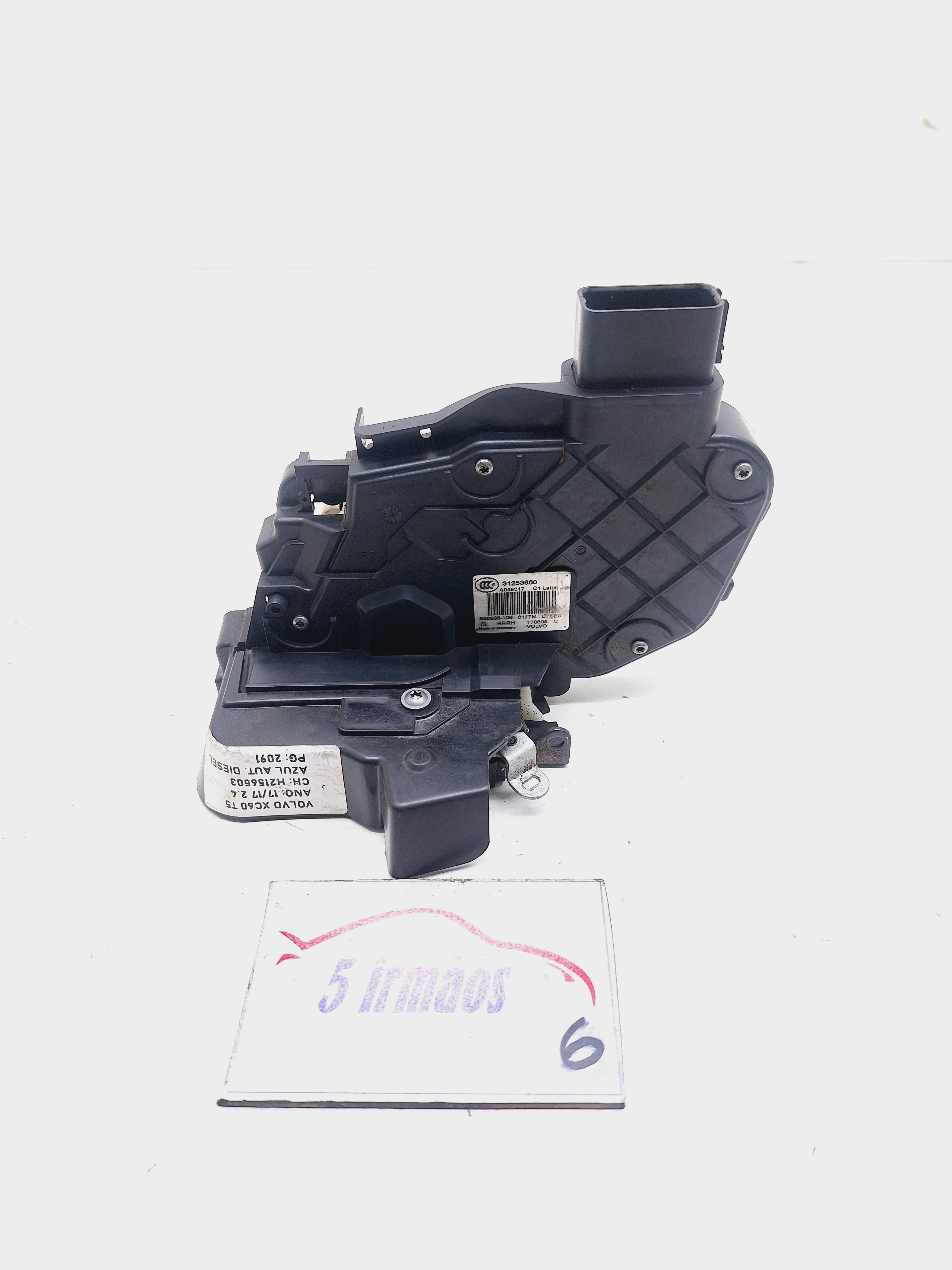 Fechadura Porta Traseira Direita Volvo Xc60 2.4 Aut 2017