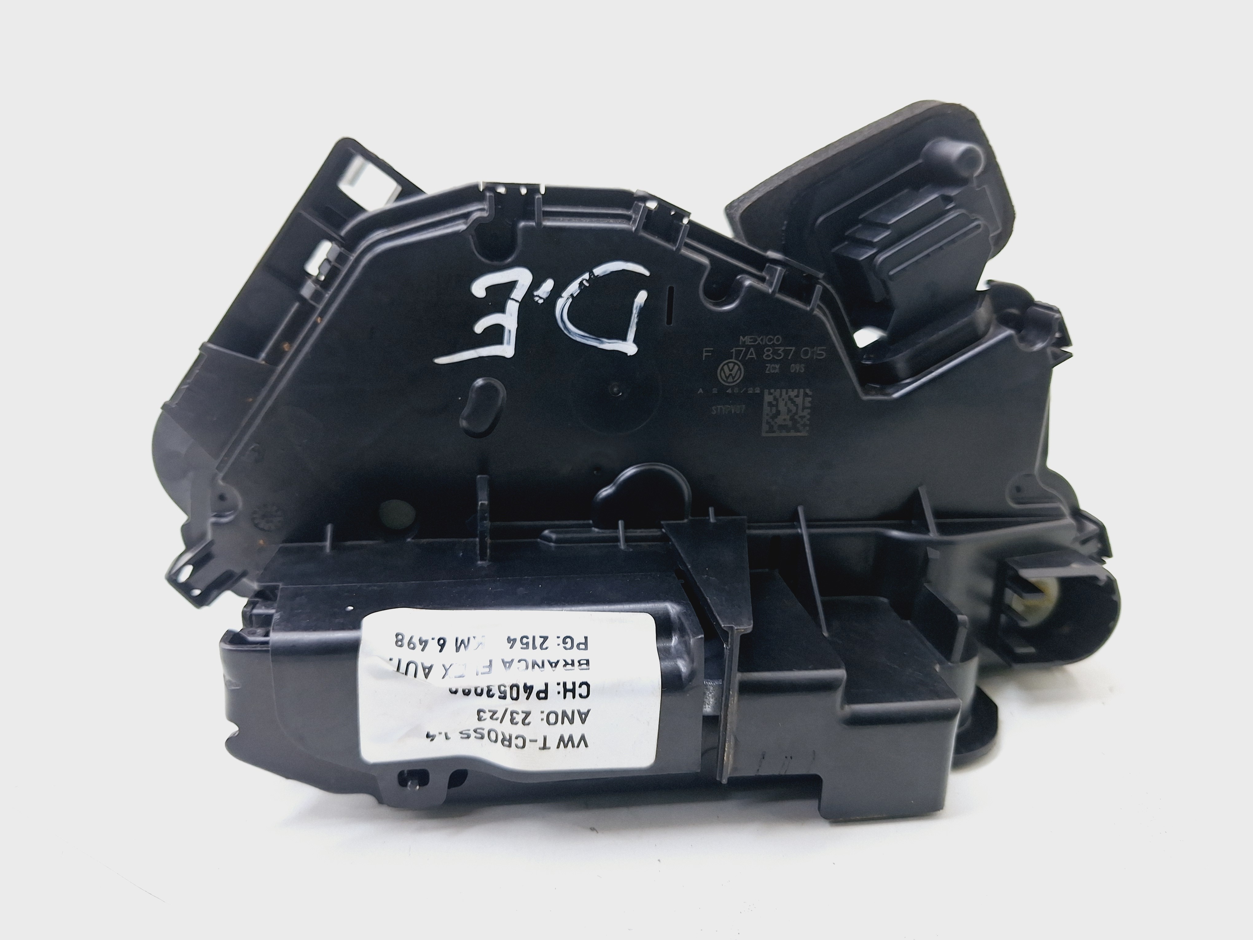 Fechadura Porta Dianteira Esquerda Vw Tcross 1.4 2023