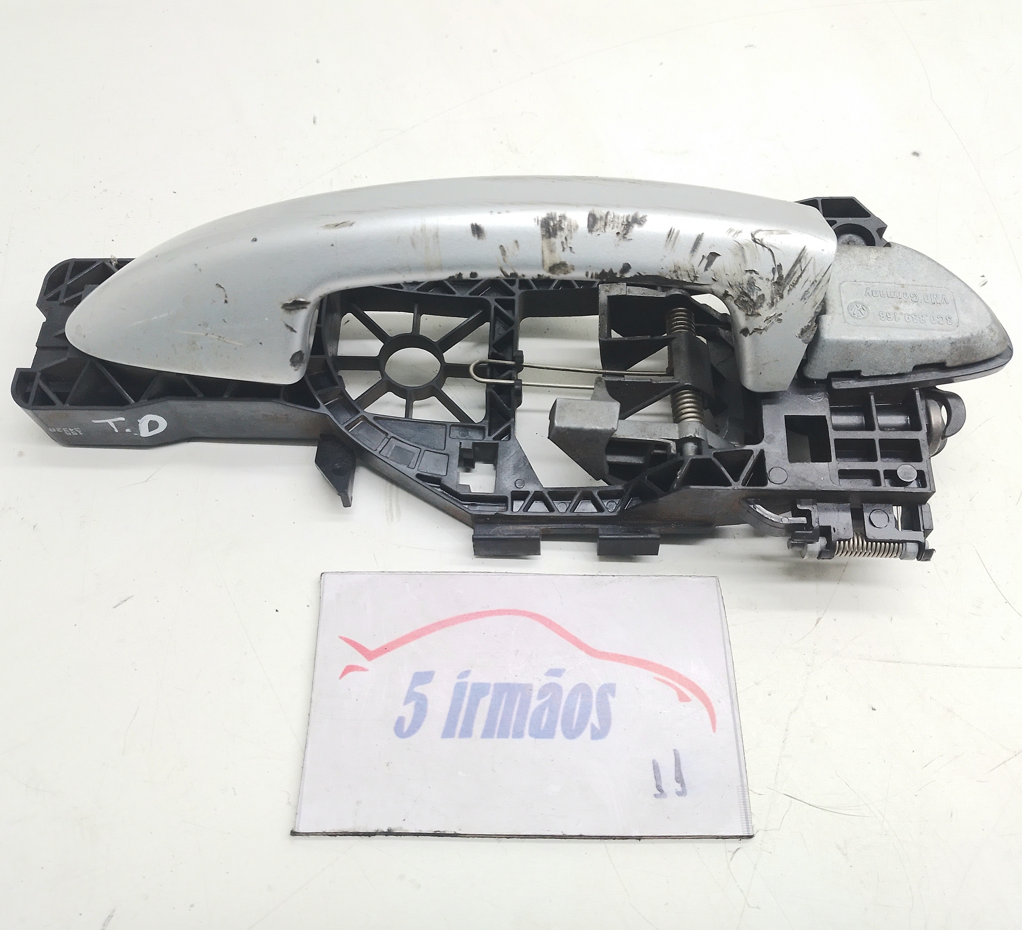 Maçaneta Externa Traseira Direita Vw Passat 2.8 1999 2000  Cinza