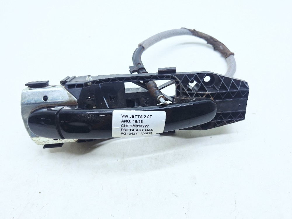 Maçaneta Externa Dianteira Esquerda Vw Jetta 2.0 2016 Preto Dianteira