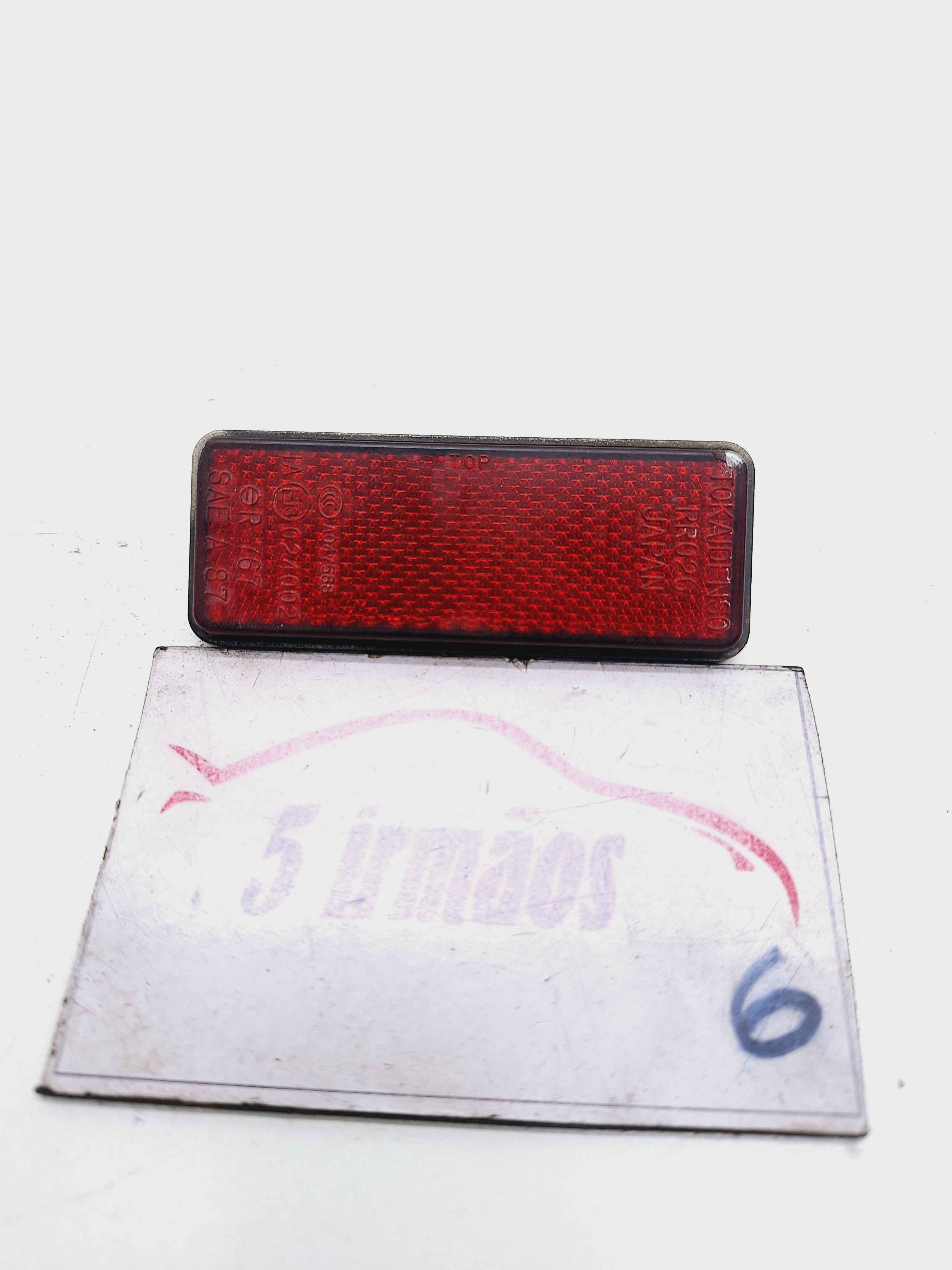 Refletor Olho Gato Traseiro Esquerdo Suzuki Grand Vitara 2.0 Vermelho