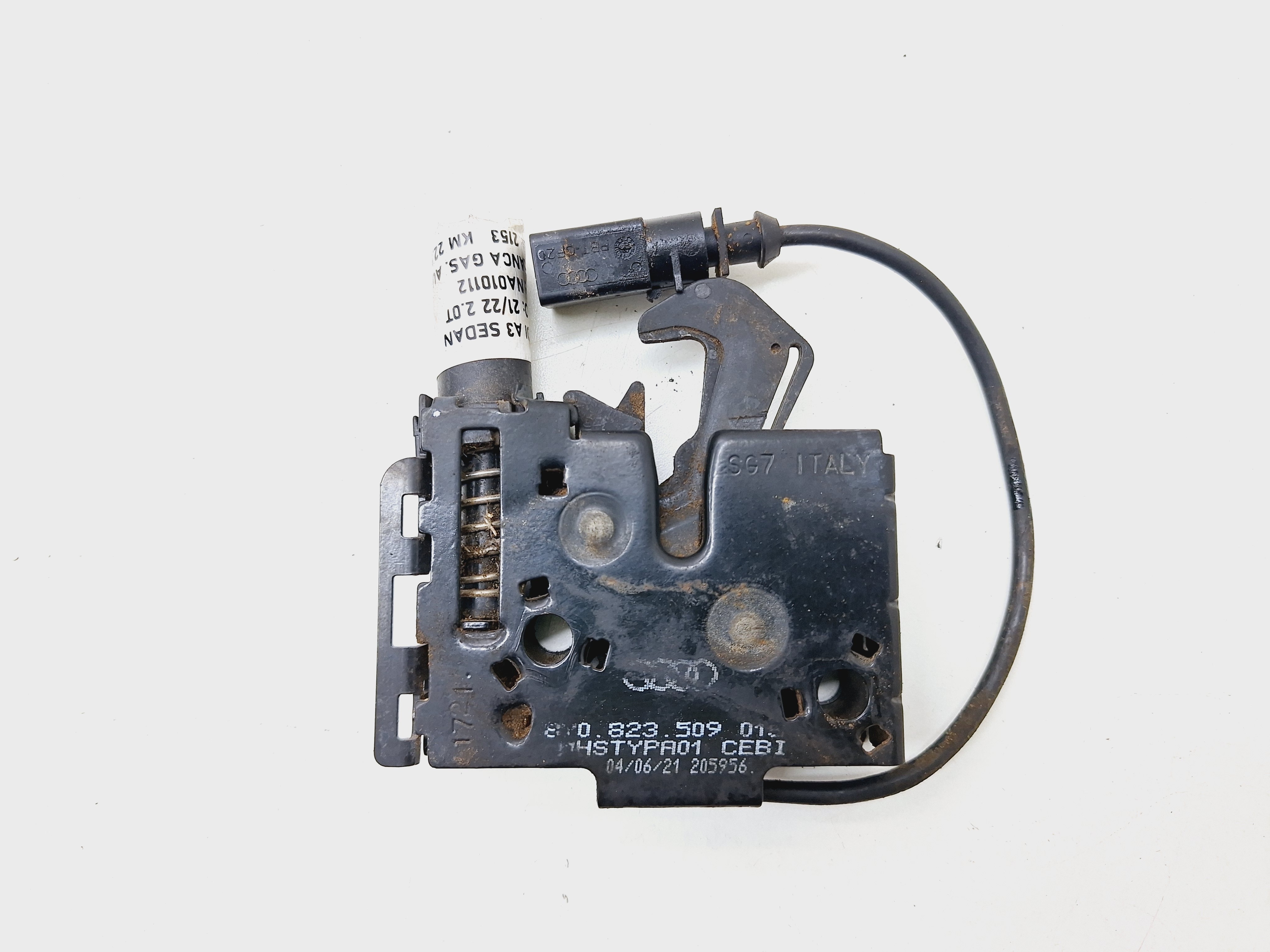 Fechadura Capo Audi A3 Sedan 2.0 2021 / 2022 Nº8w0823509