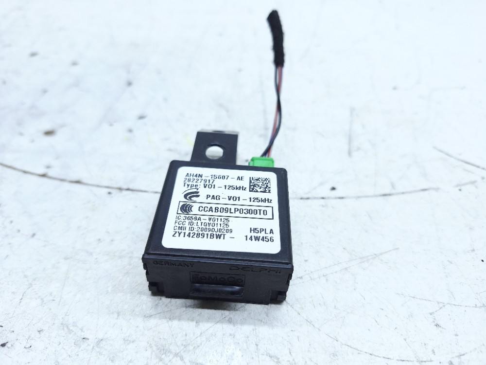 Módulo Sensor Keyless Evoque 2.0 2014 2015 Ah4n15607ae