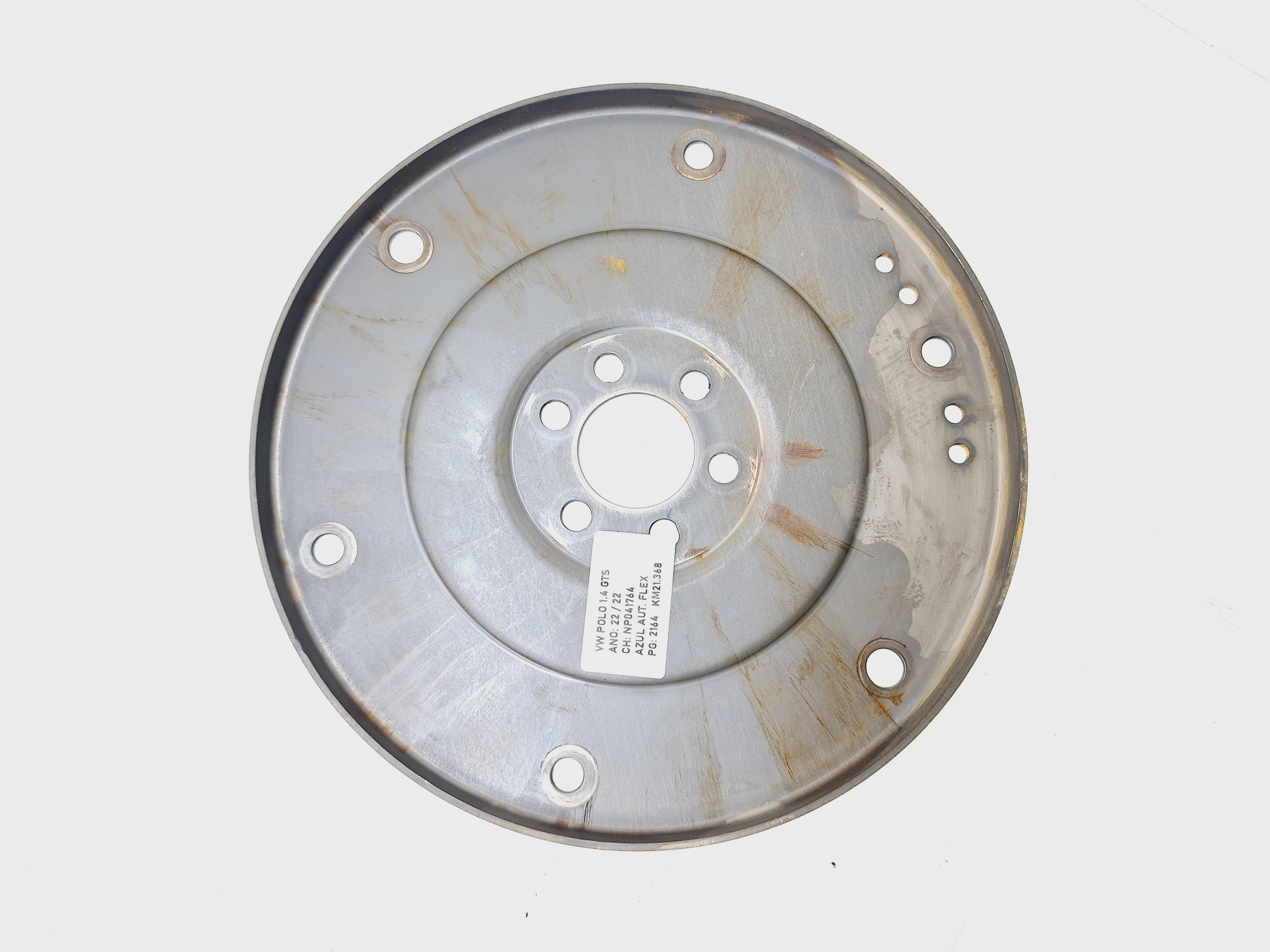 Flex Plate Suporte Volante Volkswagen Polo 1.4 Gts 2022 Prata