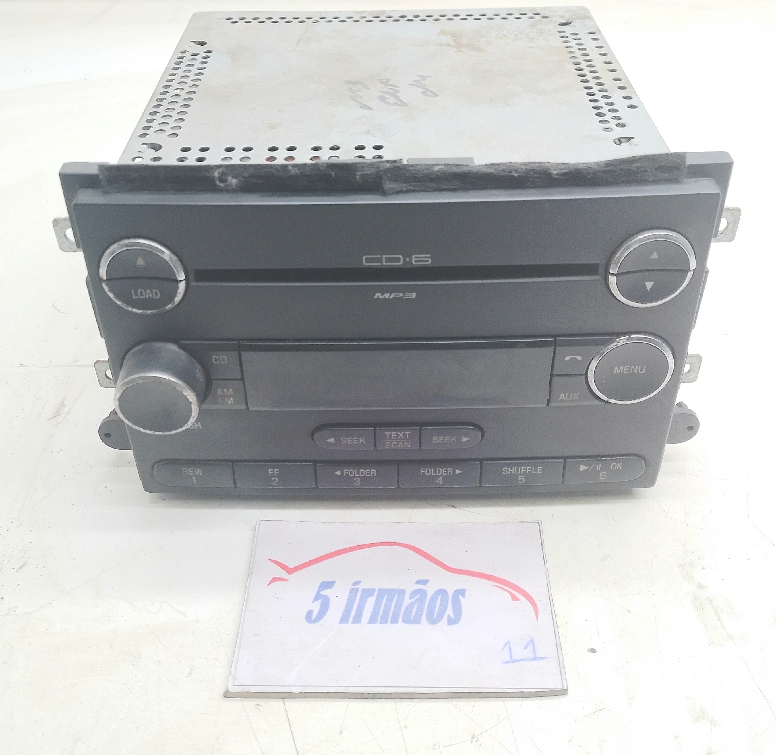 Rádio Cd Player Ford Fusion 2.3 2007 / 2008 Nº8e5t18c815be