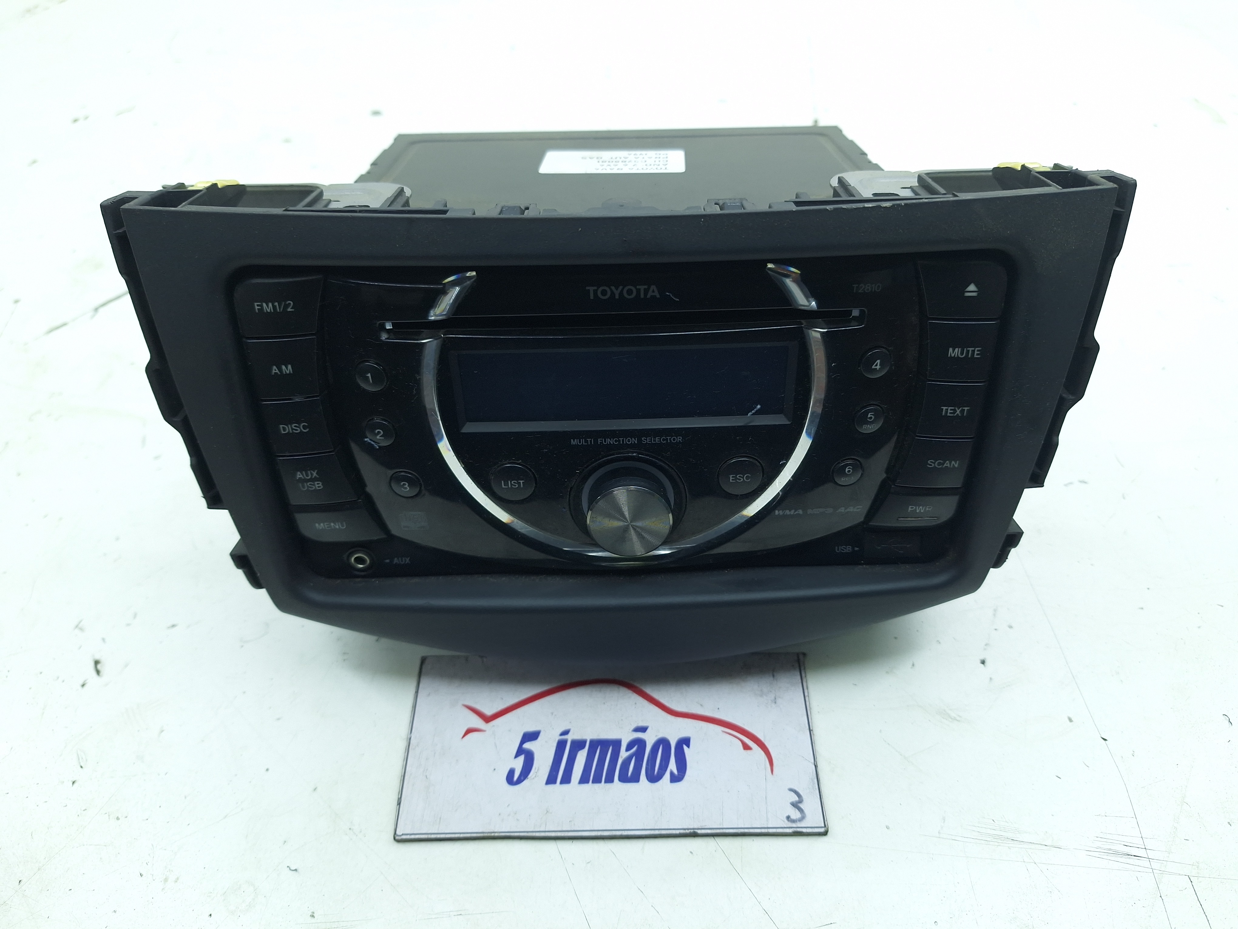 Rádio Cd Player Toyota Rav4 2.4 2011 / 2012 Nºpz36642102