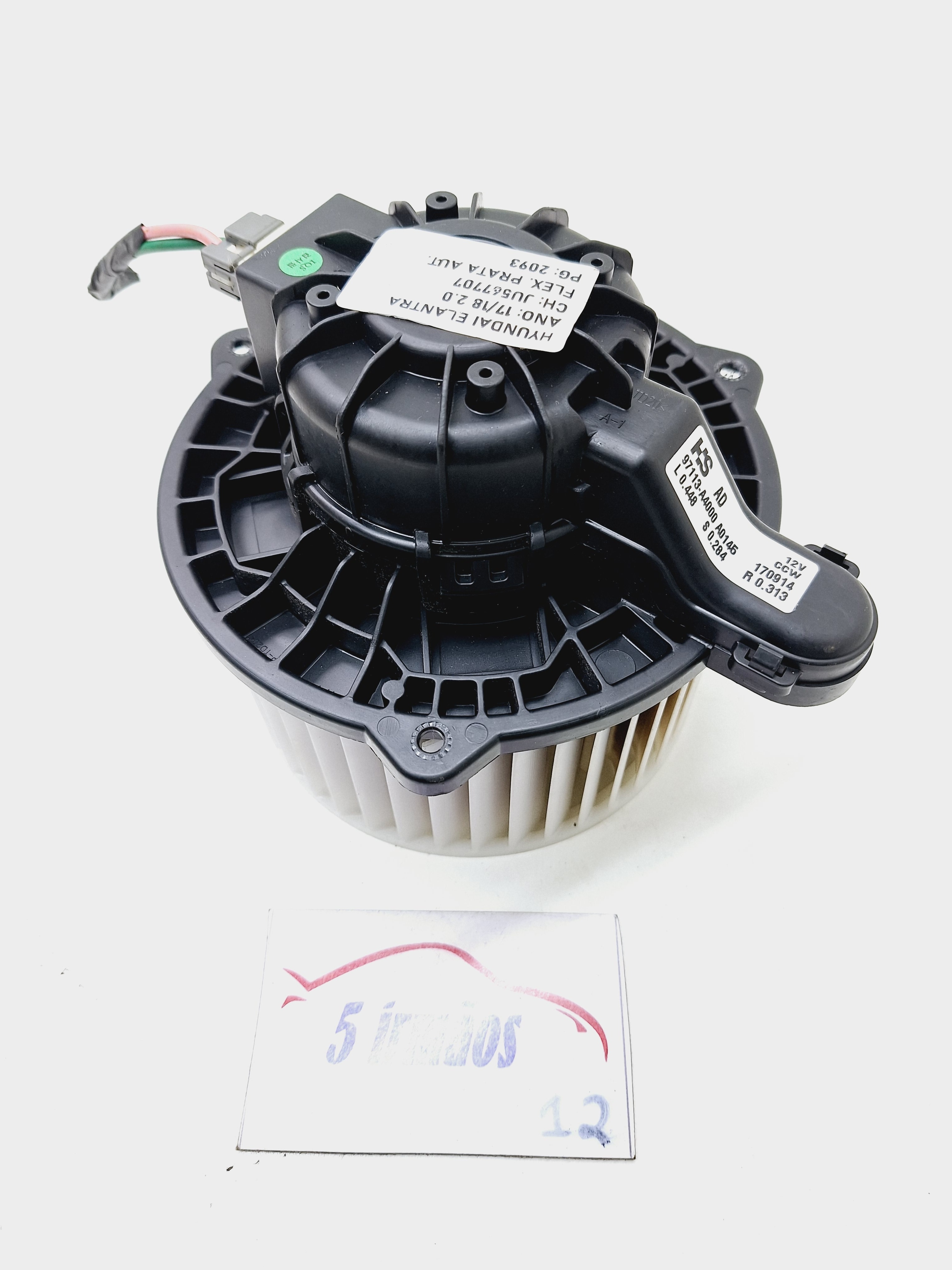 Motor Ventilador Ar Condicionado Hyundai Elantra 2.0 2018