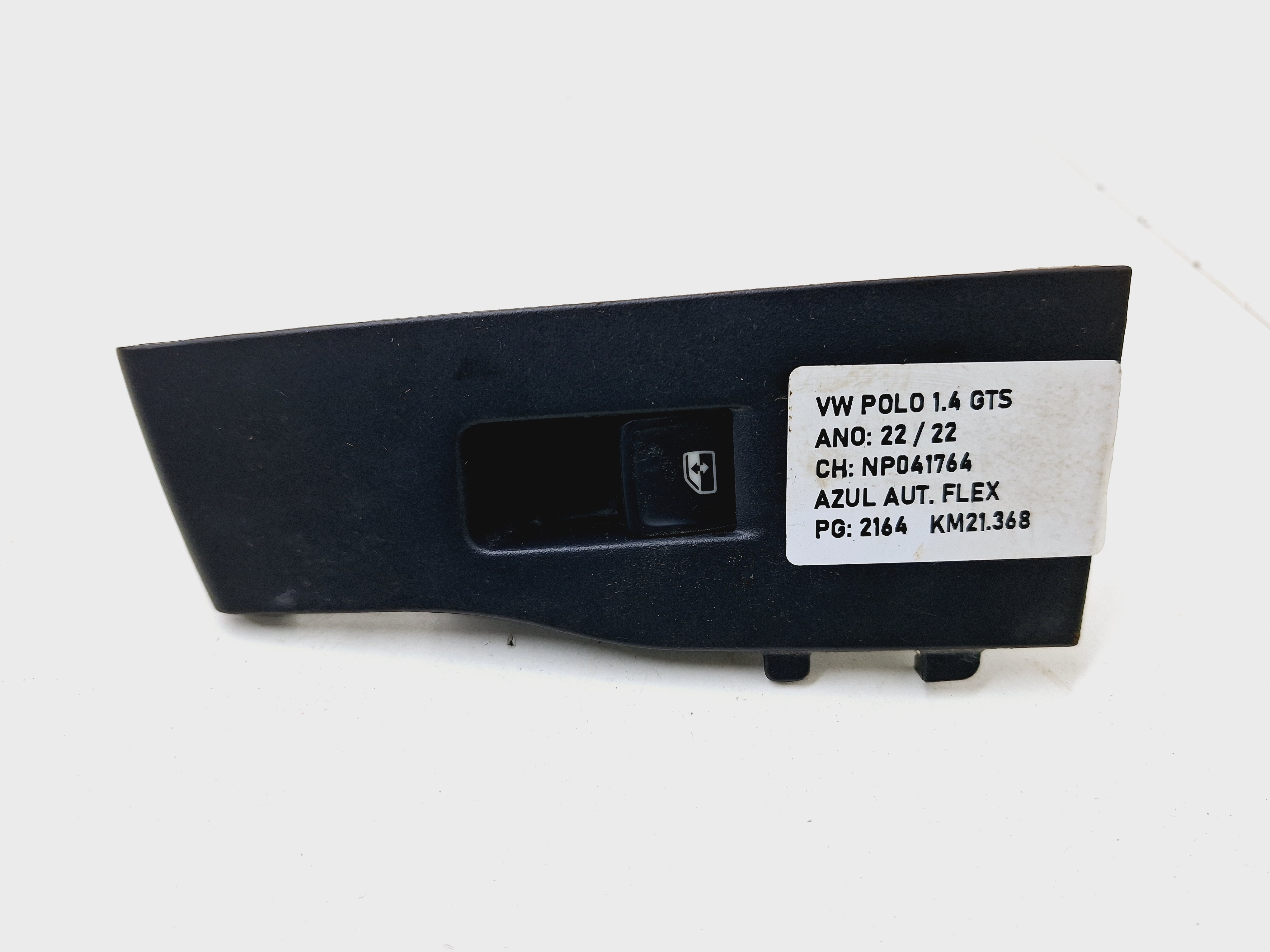 Botão Vidro Traseiro Direito Volkswagen Polo 1.4 2022