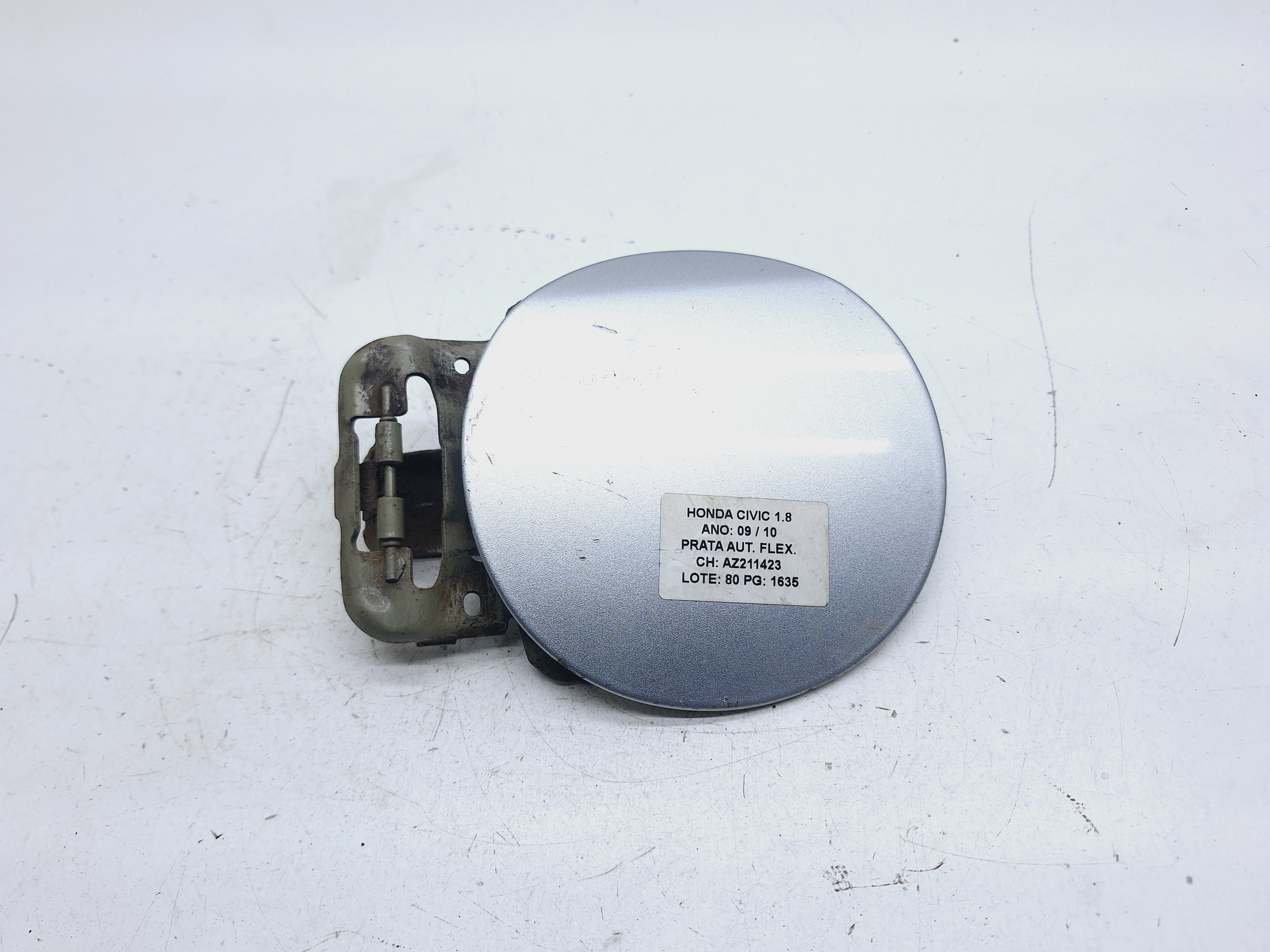 Portinhola Tanque Combustível Honda Civic 1.8 2009 2010 Prateado