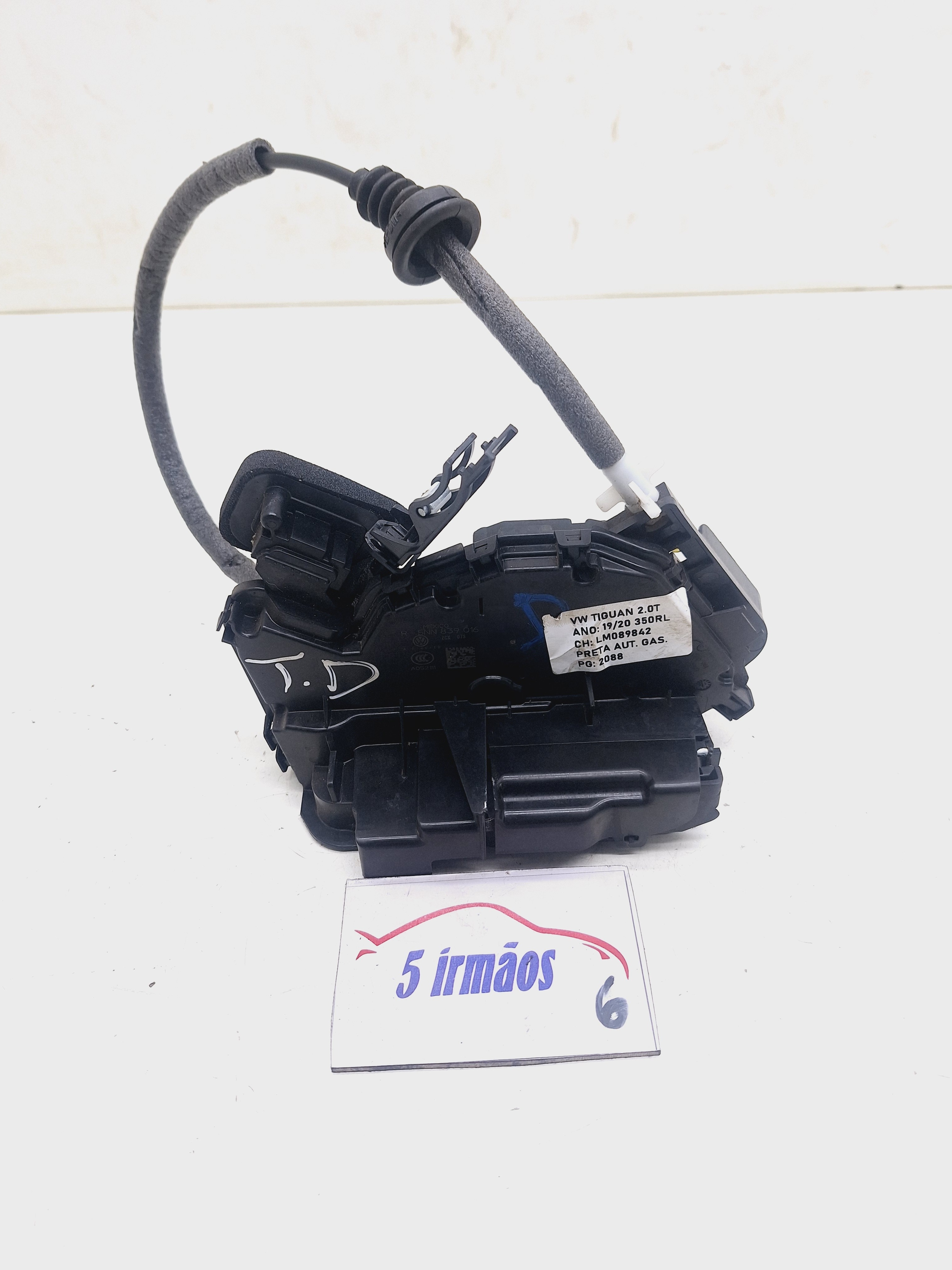 Fechadura Porta Traseira Direita Vw Tiguan Tsi 2.0 2020