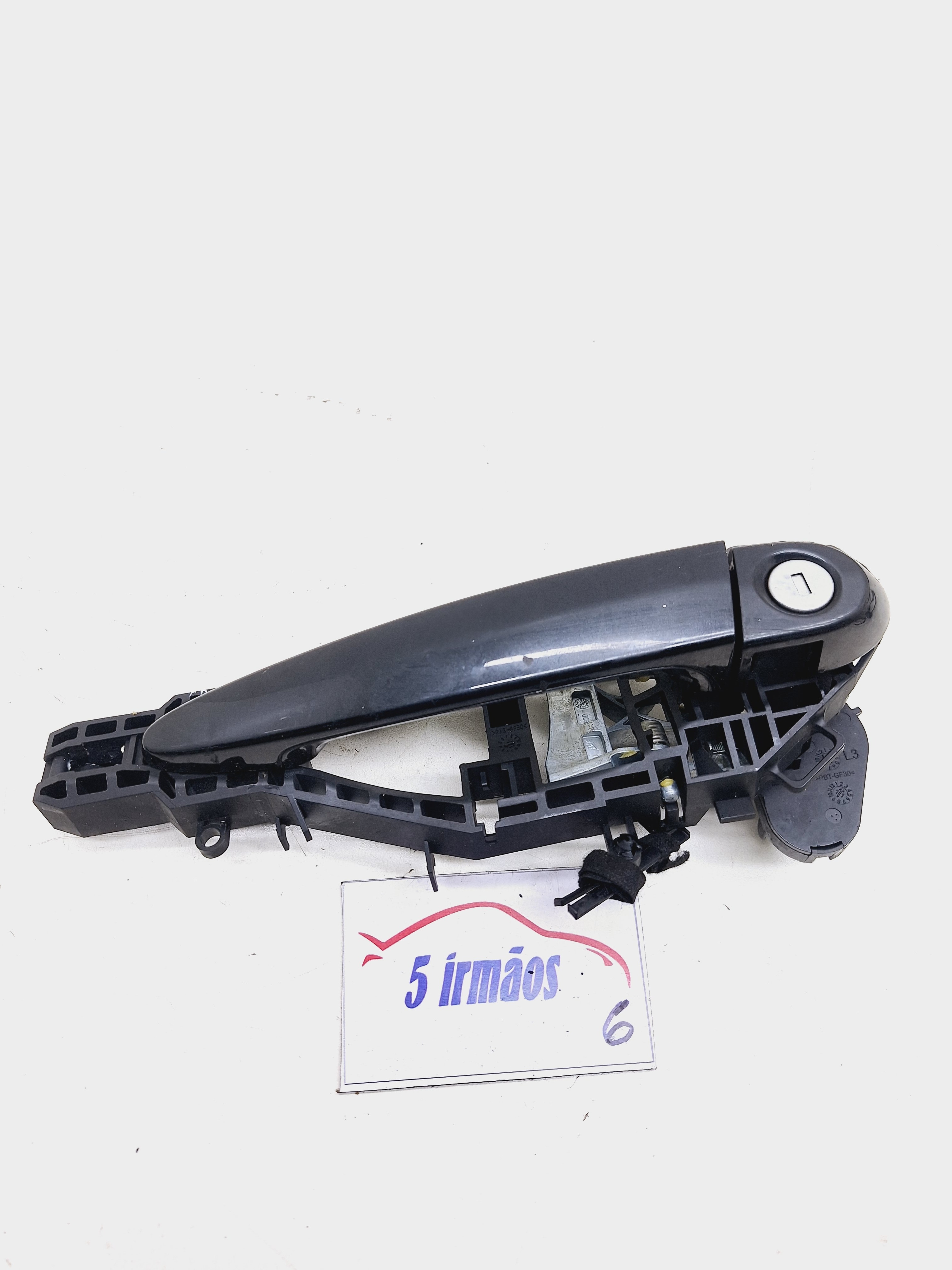 Maçaneta Externa Dianteira Esquerda Bmw 125 2.0 Turbo 2013 Preto Dianteira