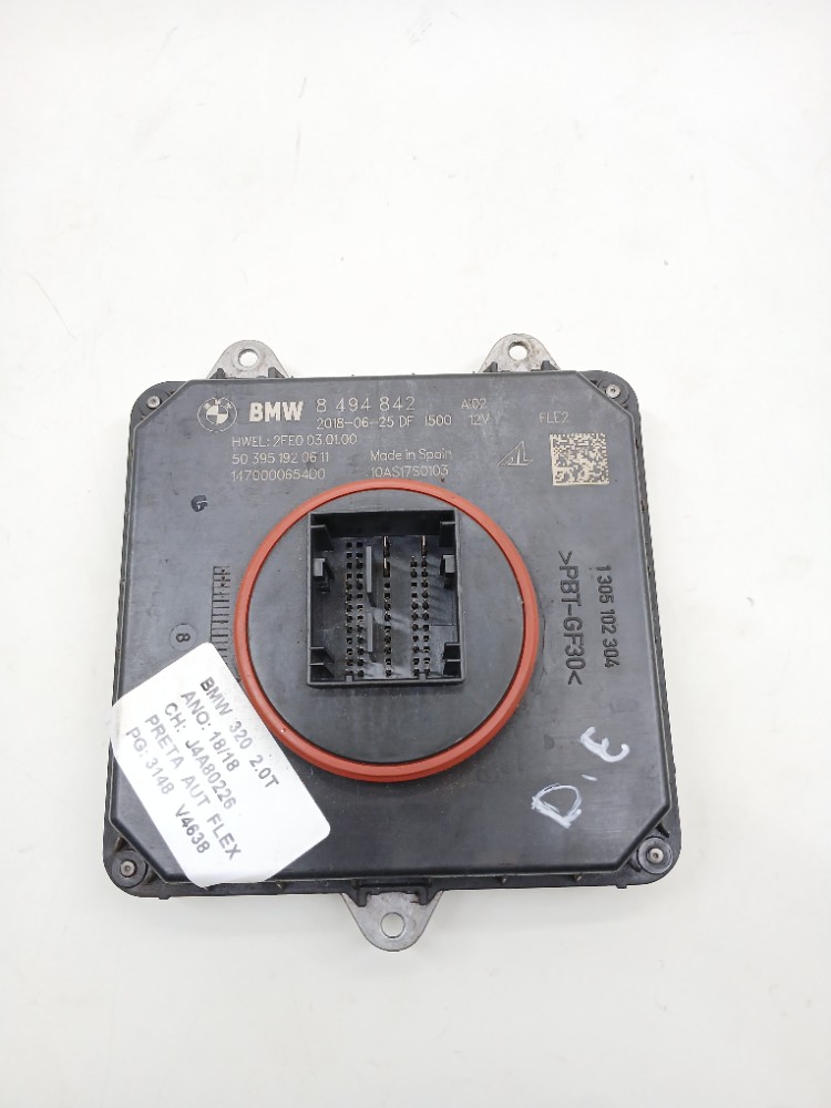 Módulo Reator Farol Esquerdo Bmw 320i 2.0 2017 2018 8494842