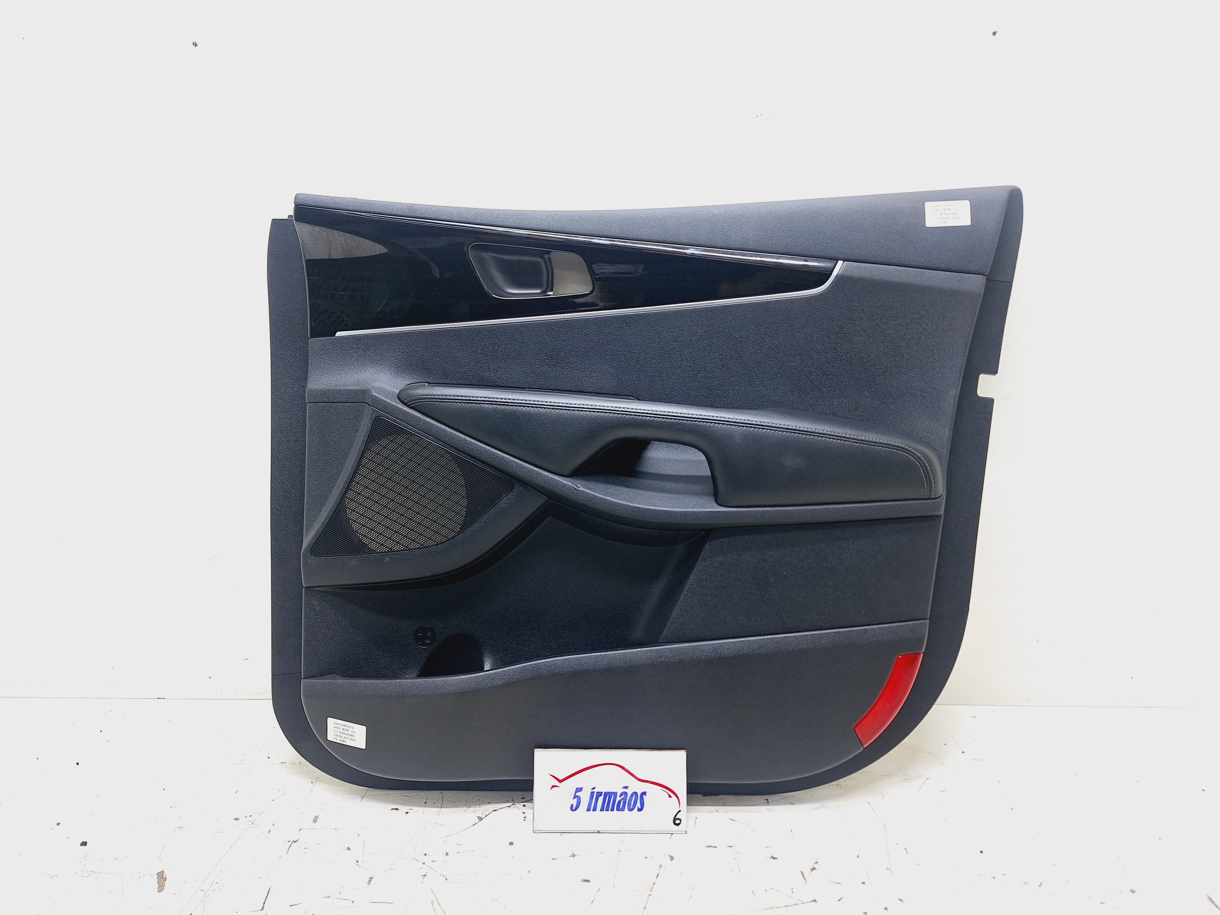 Forro Porta Dianteiro Esquerdo Kia Sorento 2.4 Aut 2017/2018 Preto