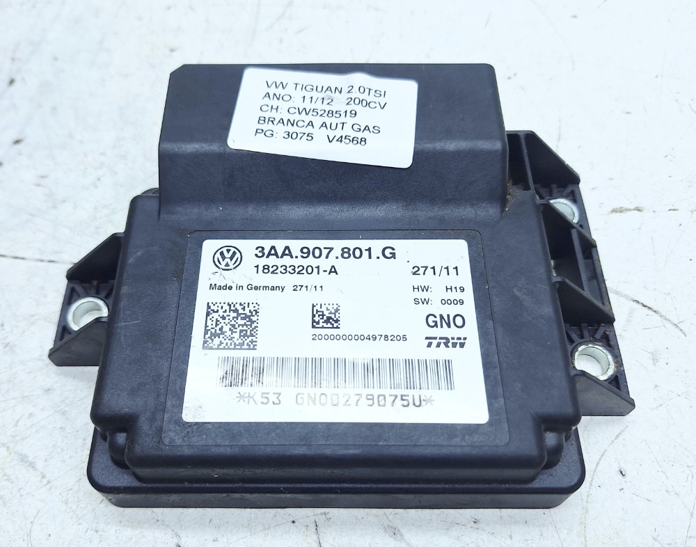 Módulo Estacionamento Vw Tiguan Tsi 2.0 2012 3aa907801g