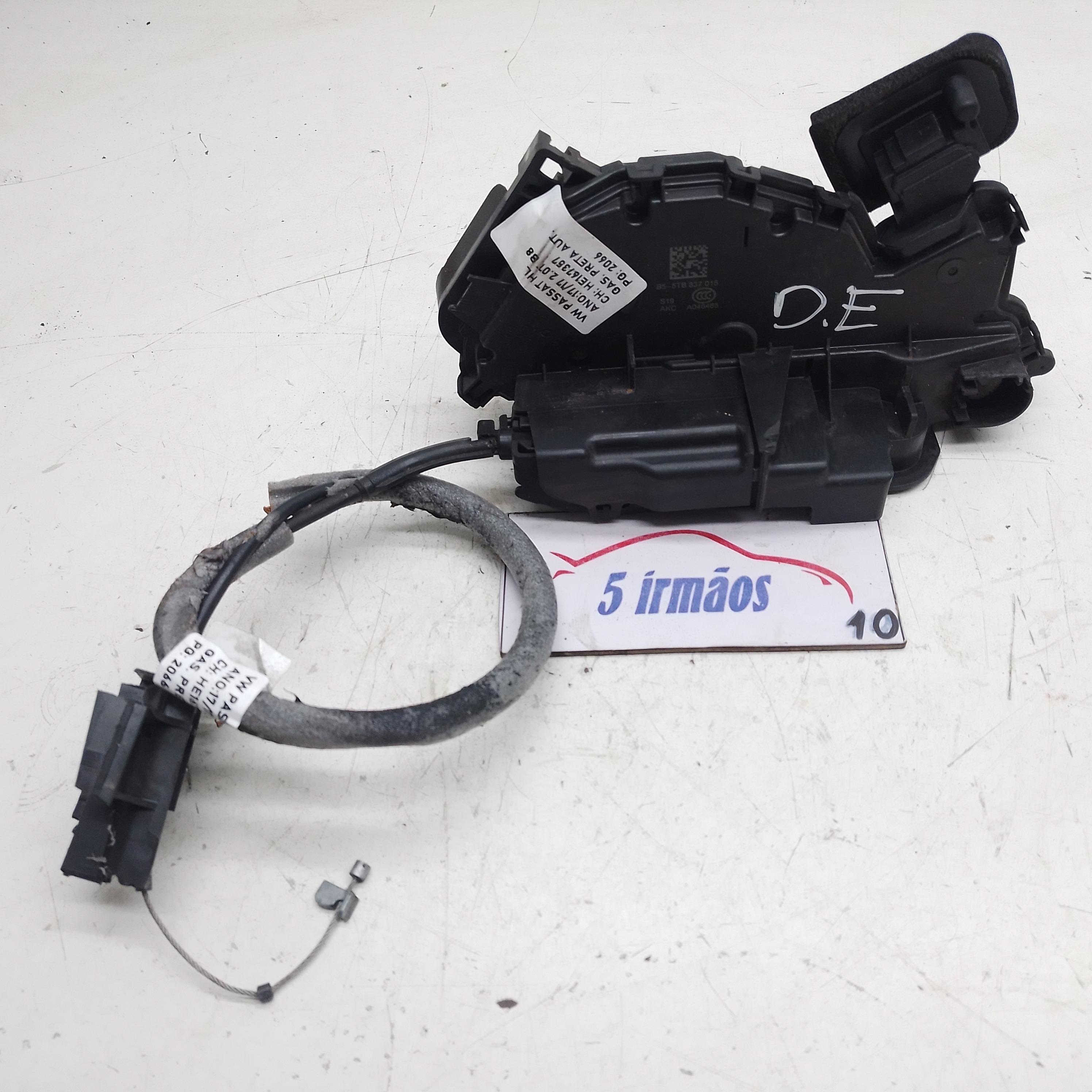 Fechadura Porta Dianteira Esquerda Vw Passat Tsi 2.0 2017