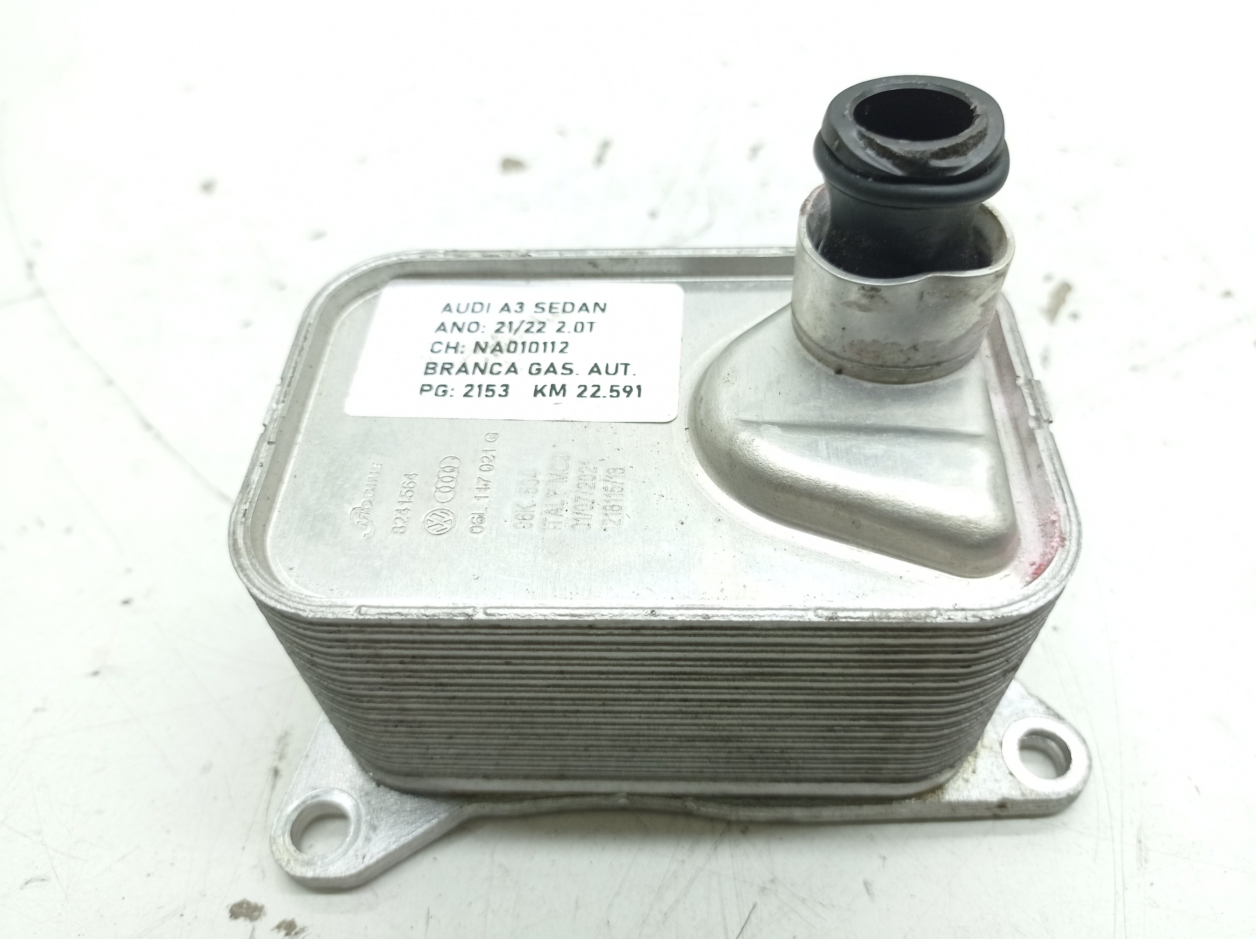 Trocador Calor Óleo Motor Audi A3 Tfsi 2.0 2021 2022