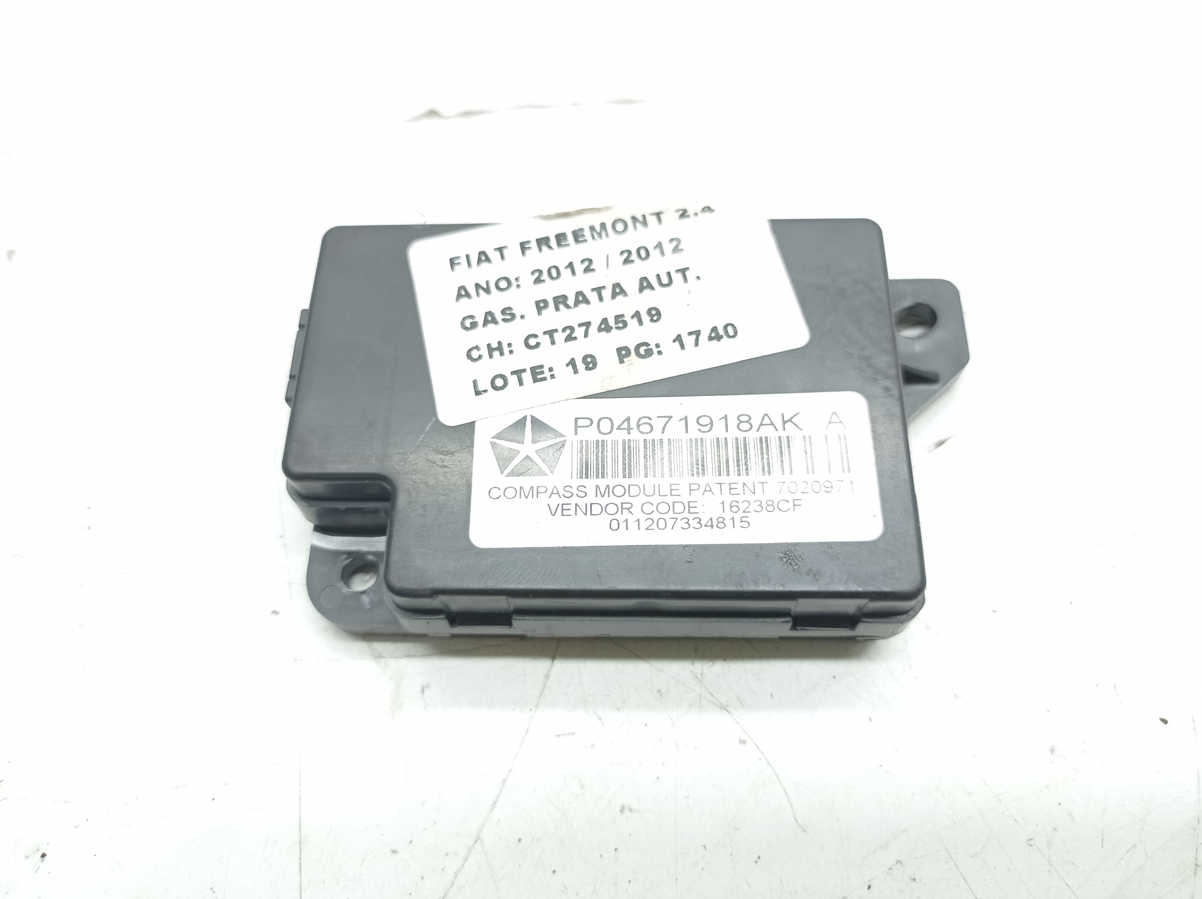 Módulo Controle Fiat Freemont 2.4 2011 2012 P04671918ak