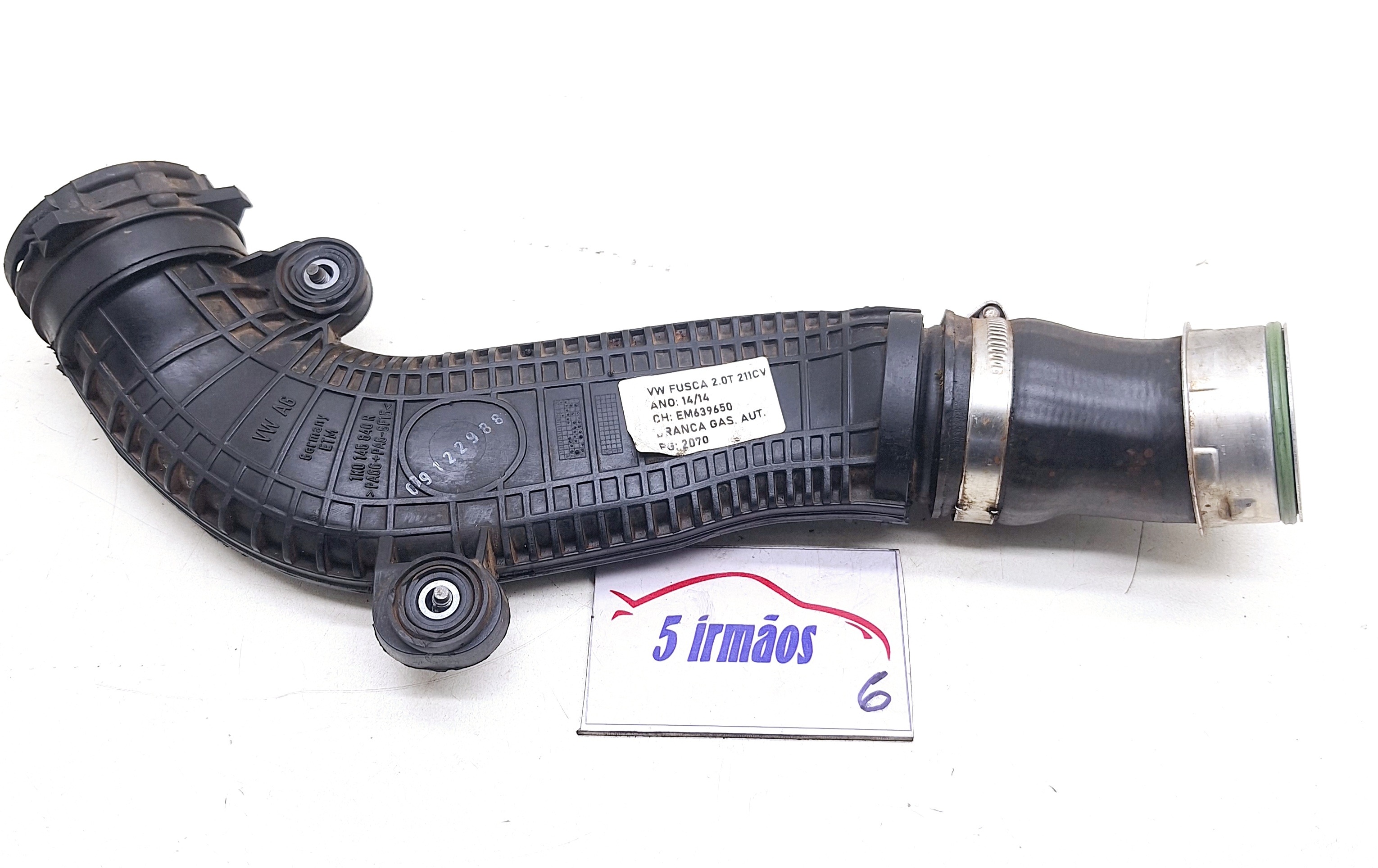 Mangueira Duto Ar Vw Fusca Tsi 2.0 211cv 2014 Nº1k0145840r