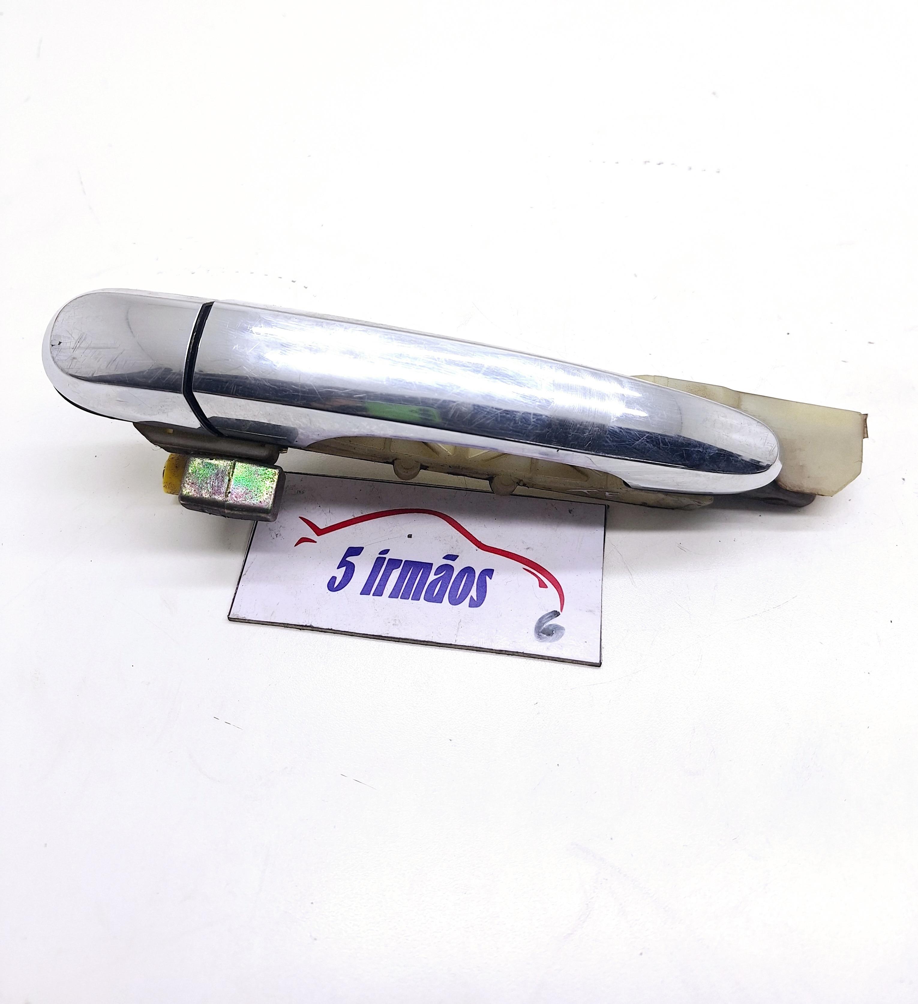 Maçaneta Externa Traseira Esquerda Hyundai Tucson 2.7 2007 Prateado Traseira