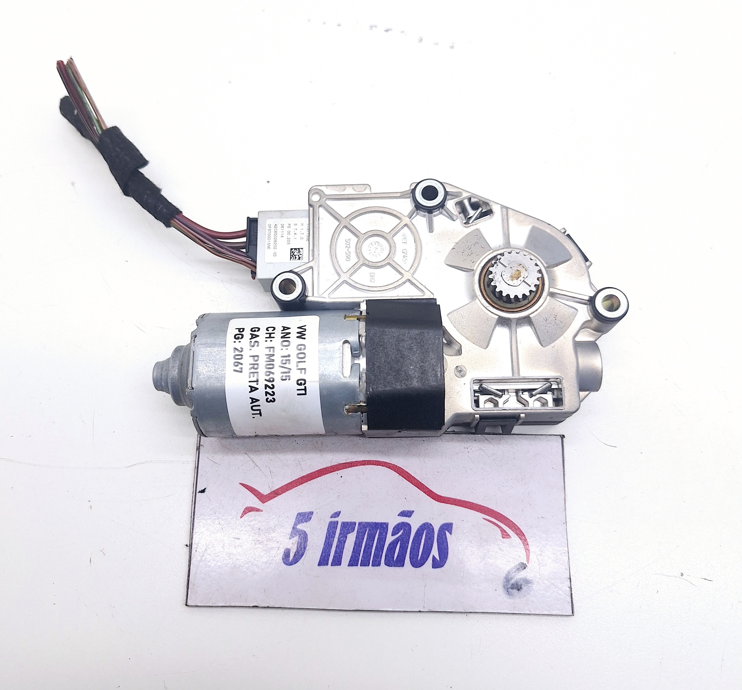 Motor Teto Solar Vw Golf Gti 2.0 2014/2015 8v3959591a