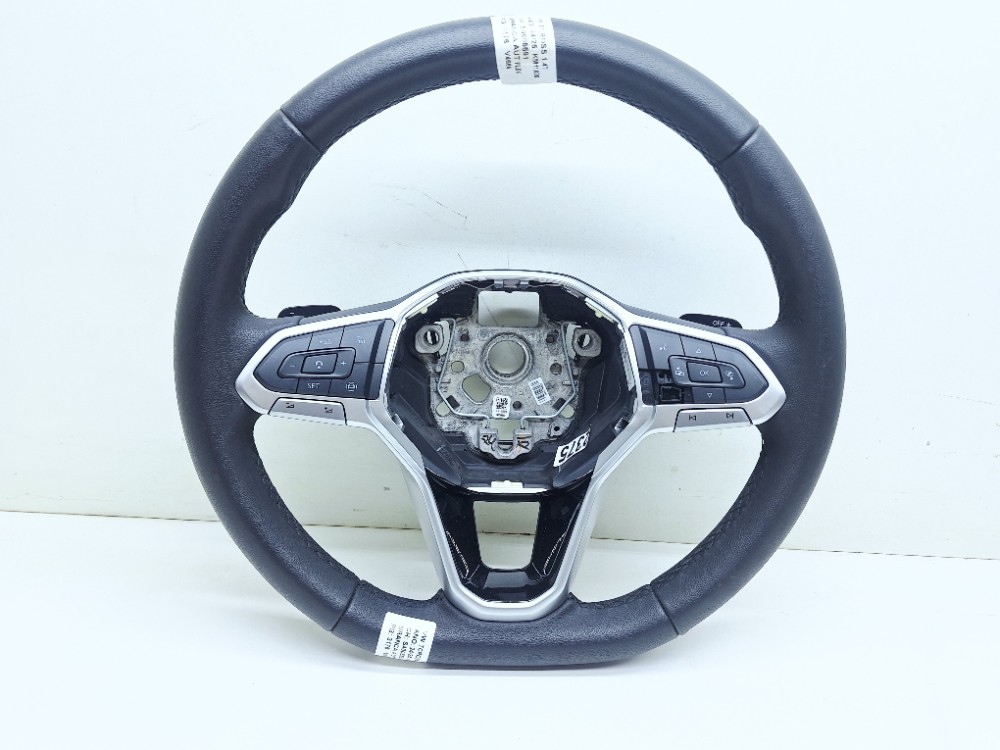 Volante Aro Direção C Comando Vw Tcross Tsi 1.4 2026 Preto