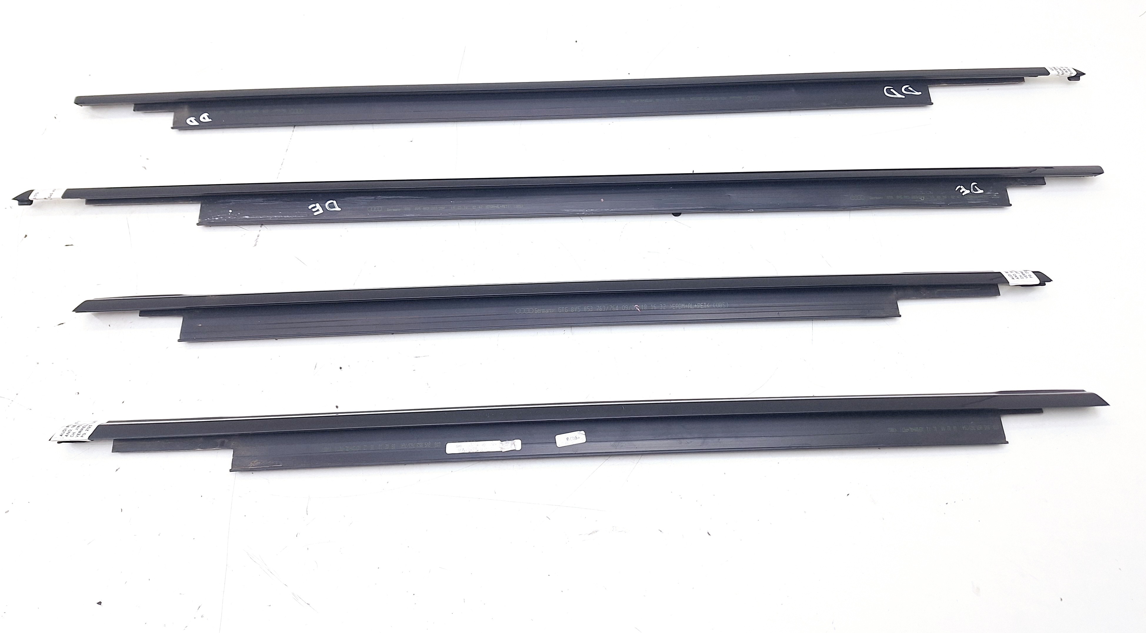 Kit 4 Pestana Portas Audi Rs3 / A3 Sedan Tfsi 2018 / 2019 Preto