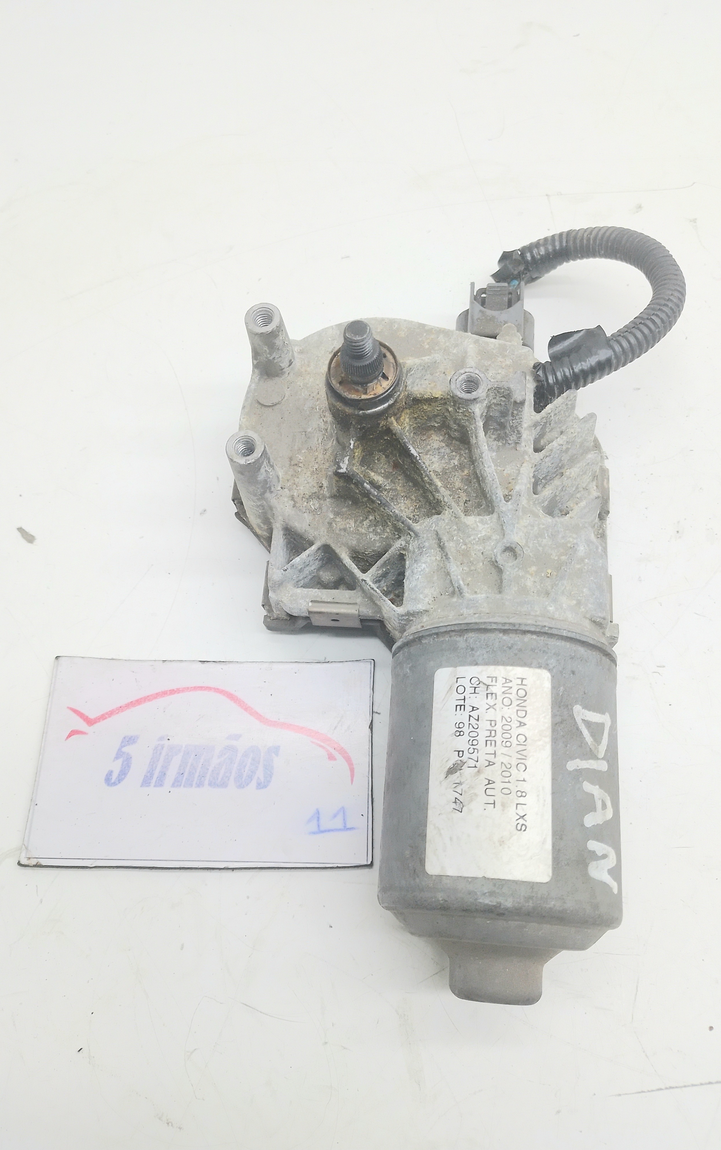 Motor Limpador Parabrisa Honda Civic 1.8 2009 / 2010