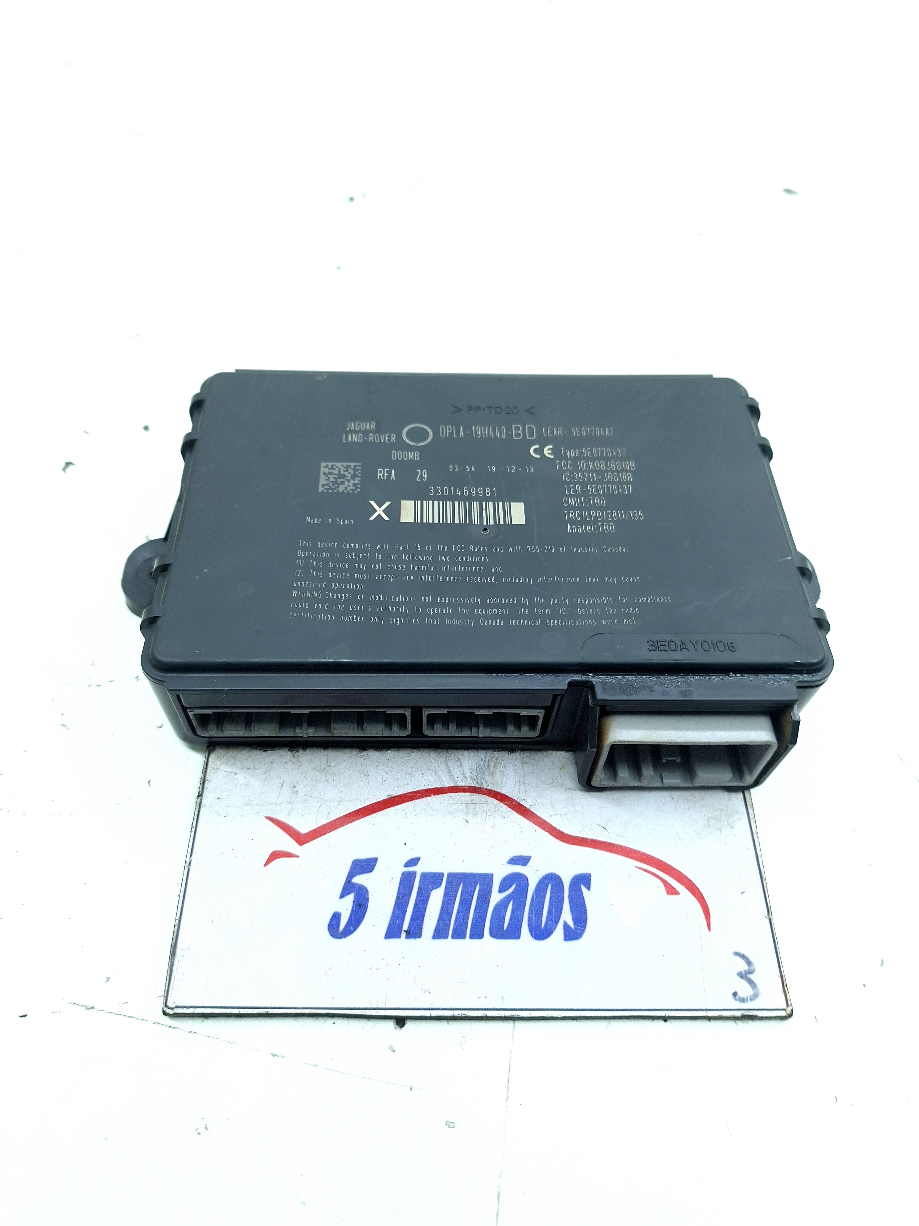 Módulo Keyless Evoque 2.0 2014 2015 Dpla19h440bd