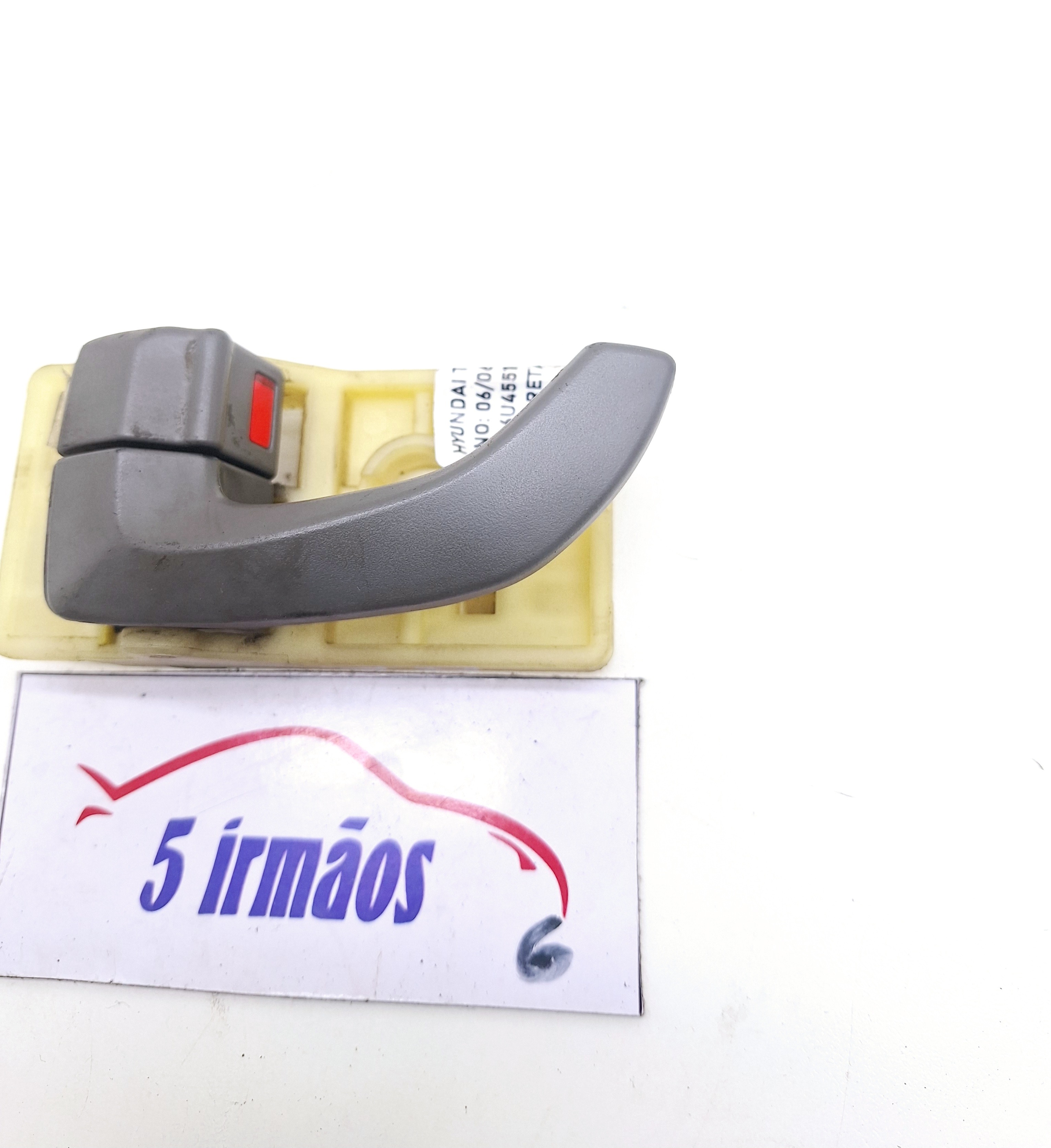Maçaneta Interna Dianteira Esquerda Hyundai Tucson 2.7 2007 Prateado Dianteira