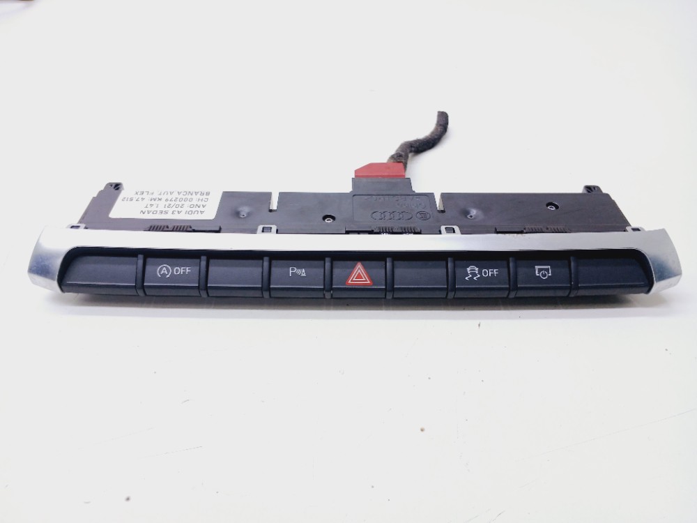 Botão Pisca Alerta/controle Tração Audi A3 Sedan 1.4 2021