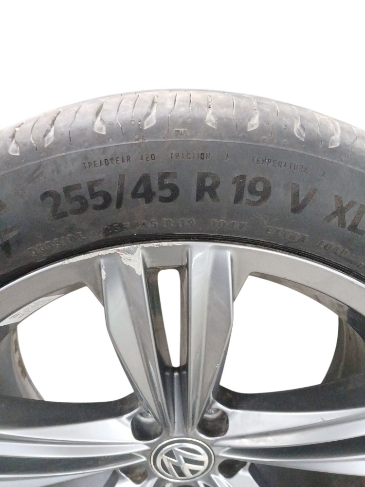 Roda C Pneu Aro 19 255 45 Vw Tiguan Rline 2.0 2021 6