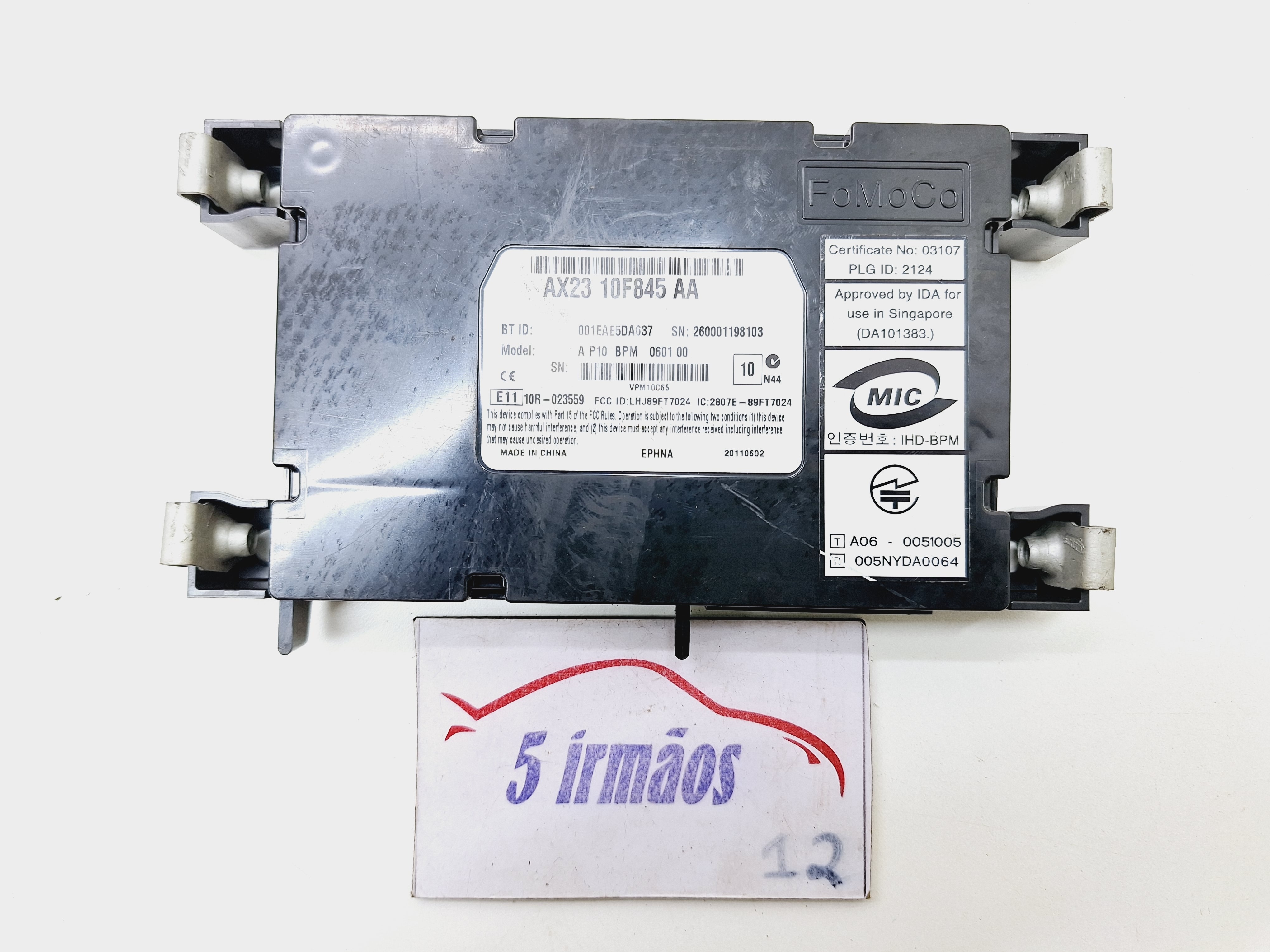 Módulo Bluetooth Land Rover Freelander 2 2.2 2011