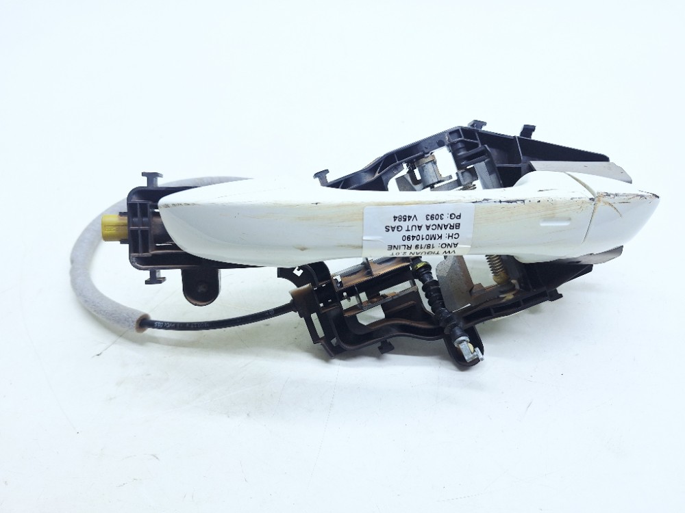 Maçaneta Externa Dianteira Esquerda Vw Tiguan Tsi 2.0 2019 Branco Dianteira
