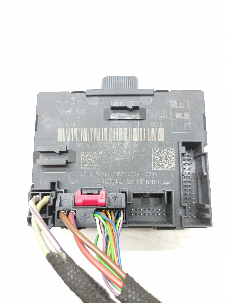 Módulo Porta Dianteiro Esquerdo Audi S3  2.0 2015 5q0959593b