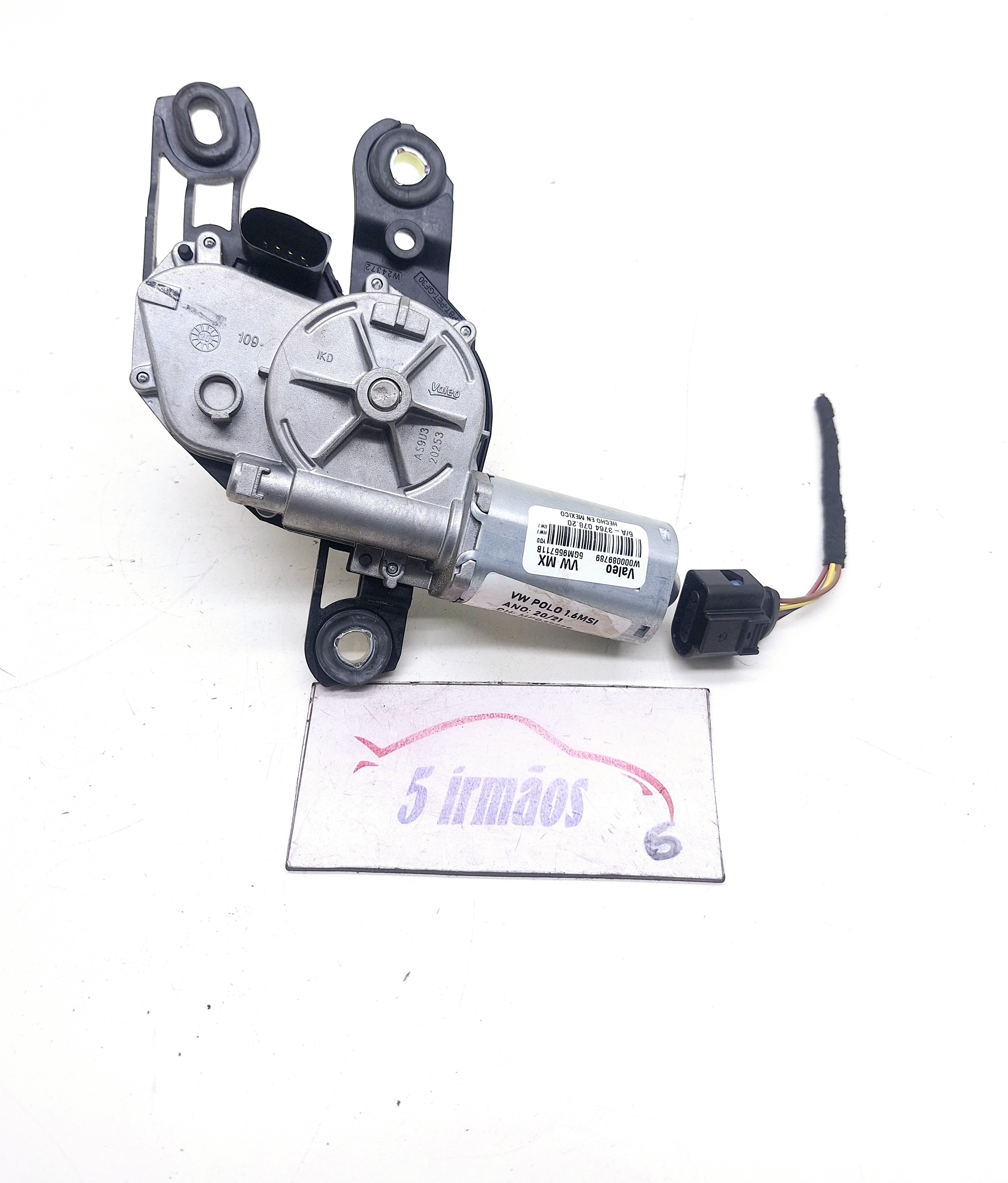 Motor Limpador Vigia Vw Polo Msi 1.6 2021 Nº5gm955711b