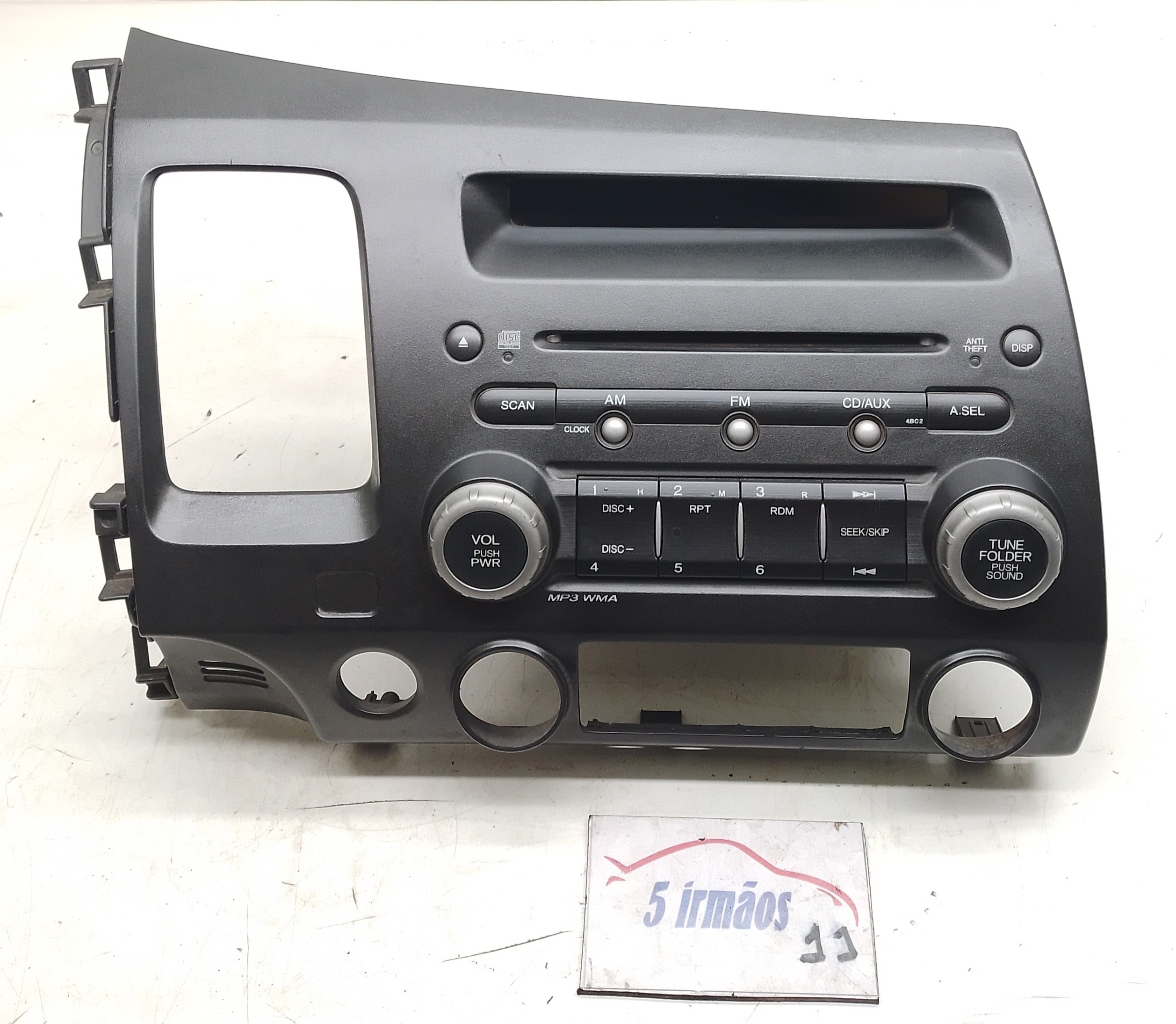 Rádio Cd Player Honda Civic 1.8 2007 / 2008 Nº39100snj