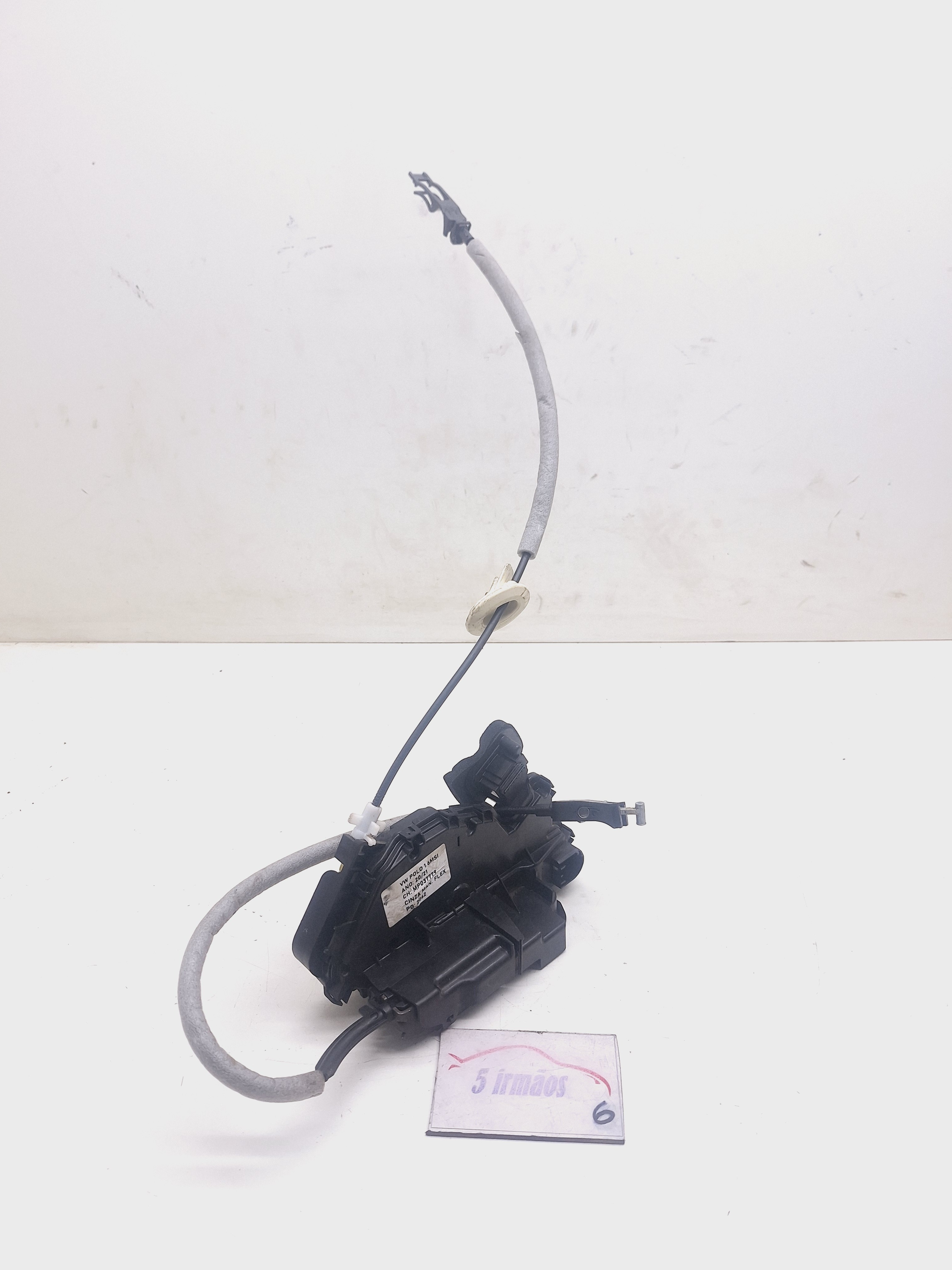 Fechadura Porta Dianteira Esquerda Vw Polo Msi 1.6 2021