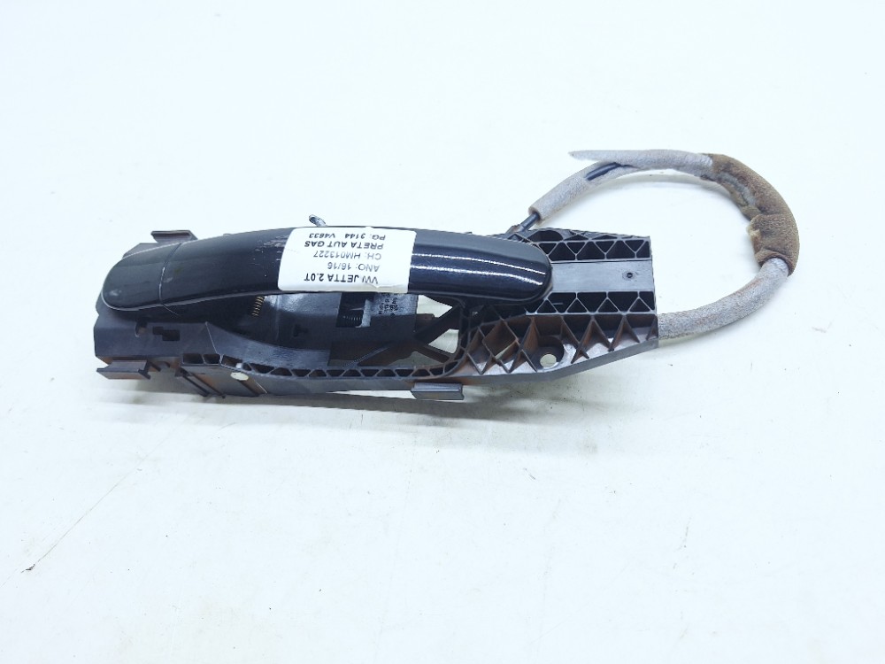 Maçaneta Externa Traseira Esquerda Vw Jetta 2.0 2016 Preto Traseira