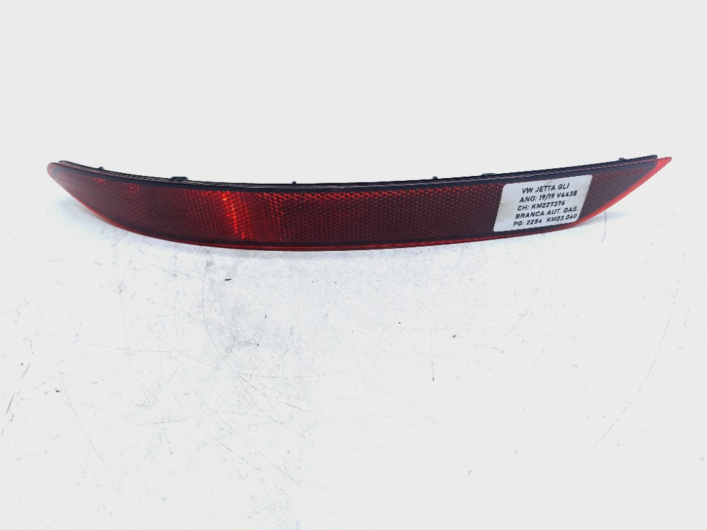 Refletor Olho Gato Traseiro Esquerdo Jetta 2.0 Gli 2019 Vermelho