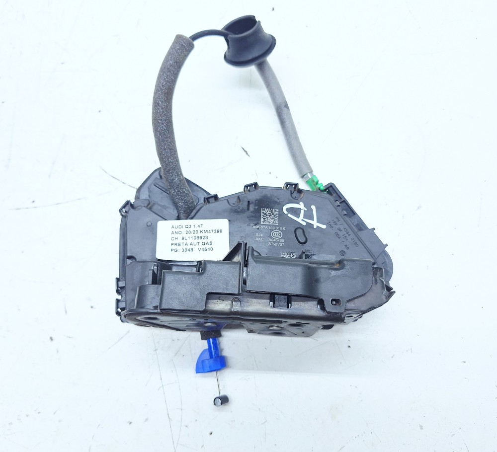 Fechadura Porta Traseira Direita Audi Q3 1.4 2020 5ta839016k
