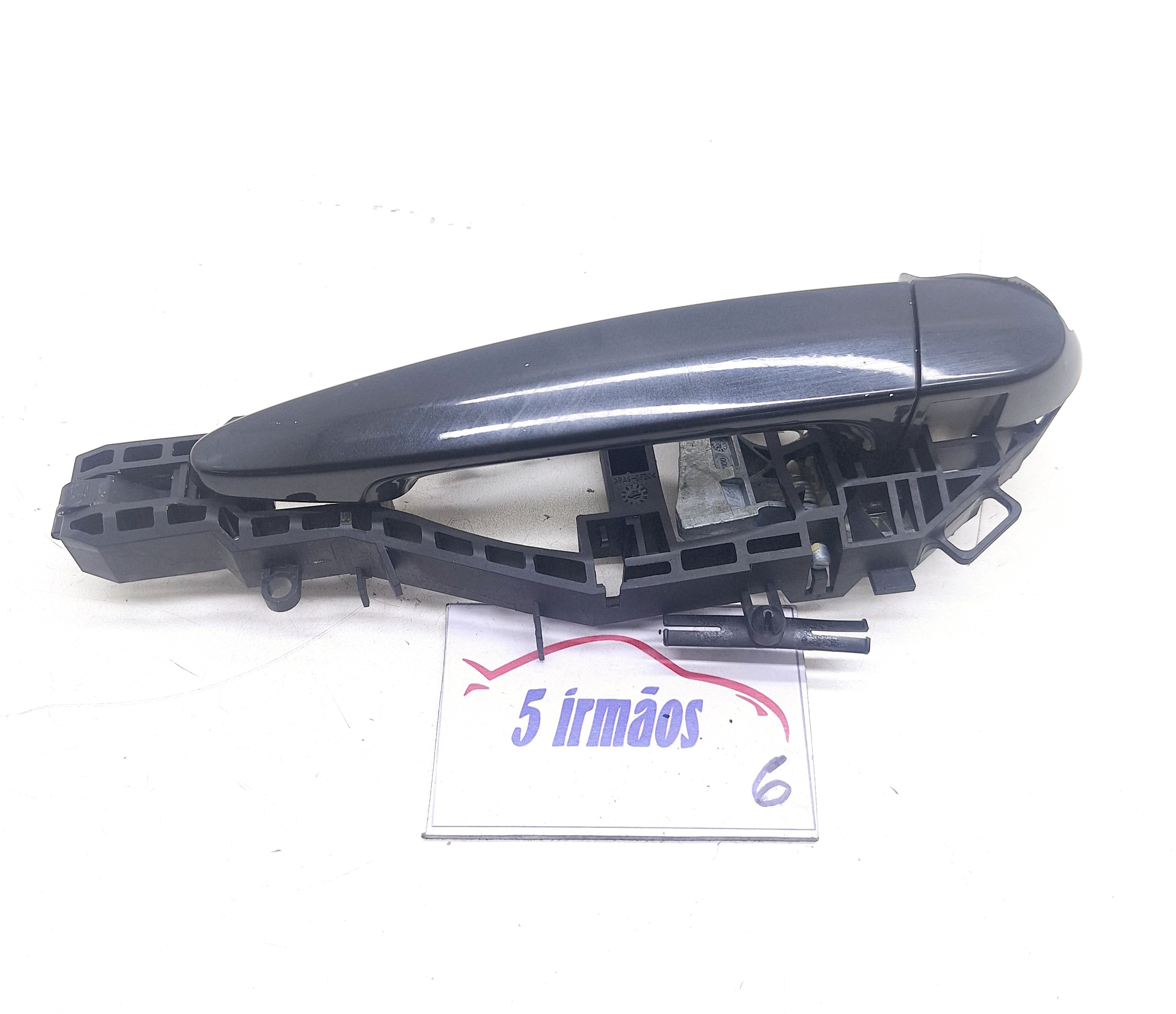 Maçaneta Externa Traseira Esquerda Bmw 125 2.0 Turbo 2013 Preto Traseira