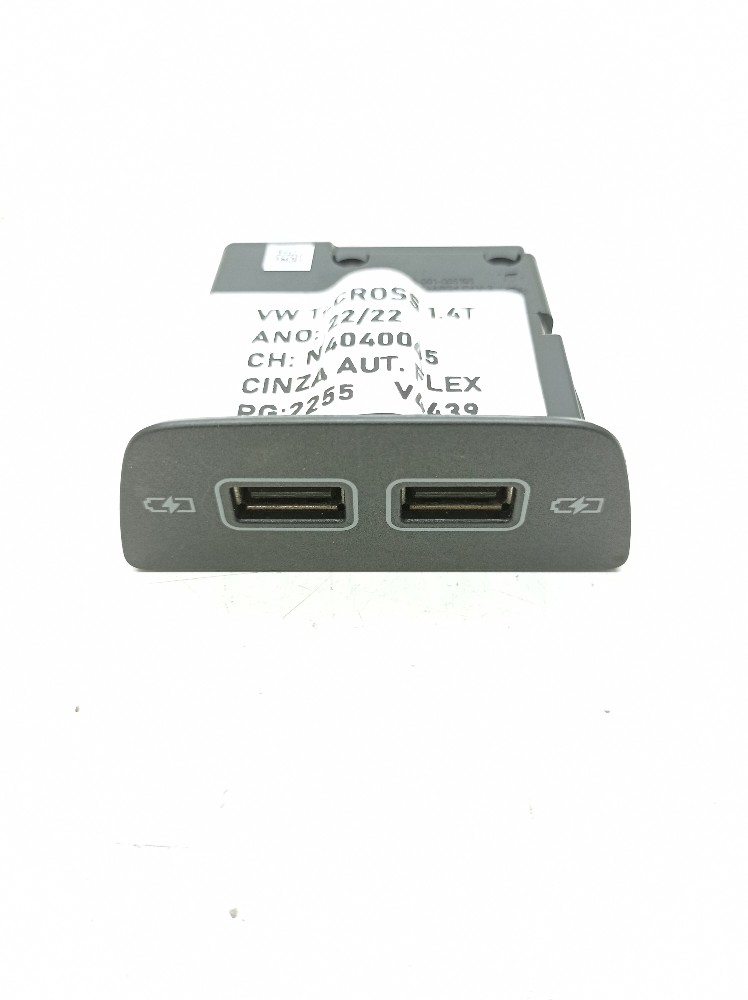 Entrada Auxiliar Usb Vw Tcross Tsi 1.4 2022 2g0035954