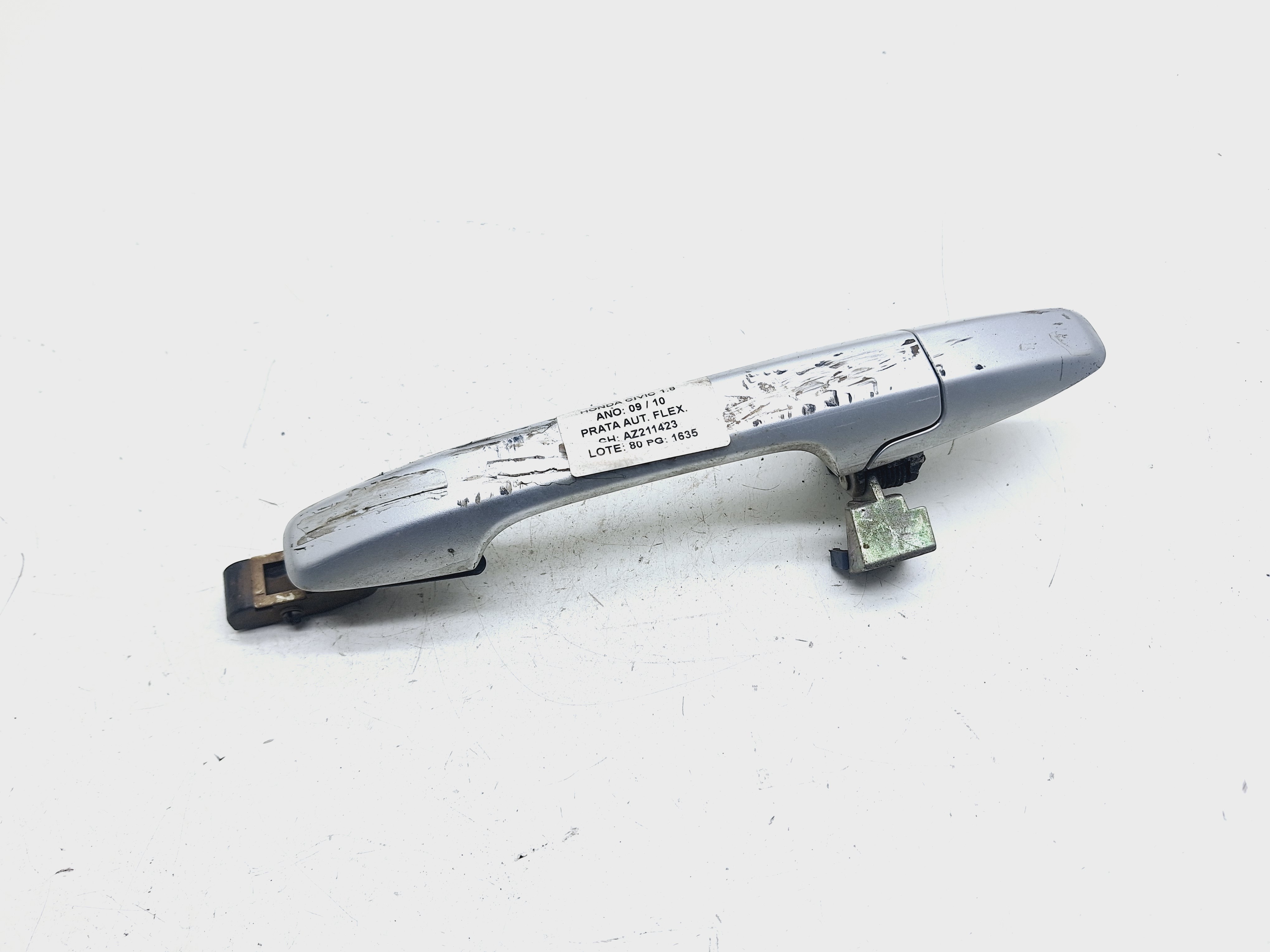 Maçaneta Externa Traseira Direita Honda Civic 1.8 2010 Prateado Traseira