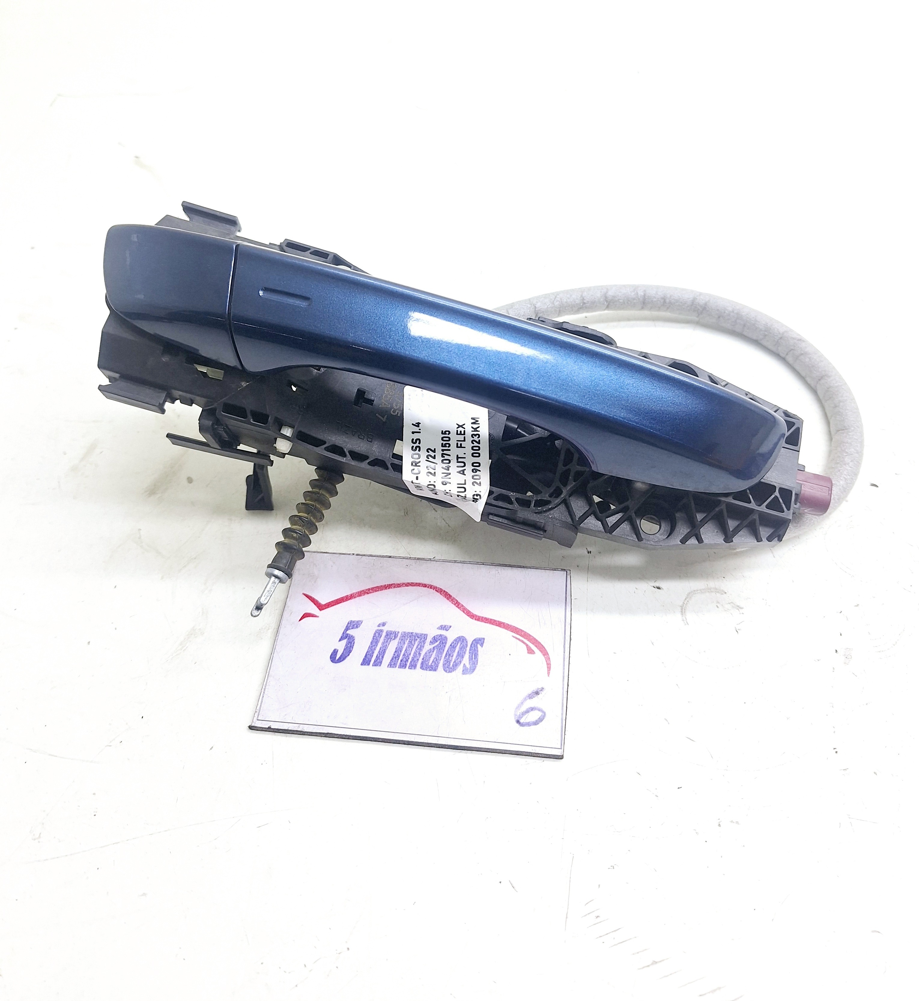 Maçaneta Externa Dianteira Direita Vw Tcross Tsi 1.4 2022  Azul Dianteira