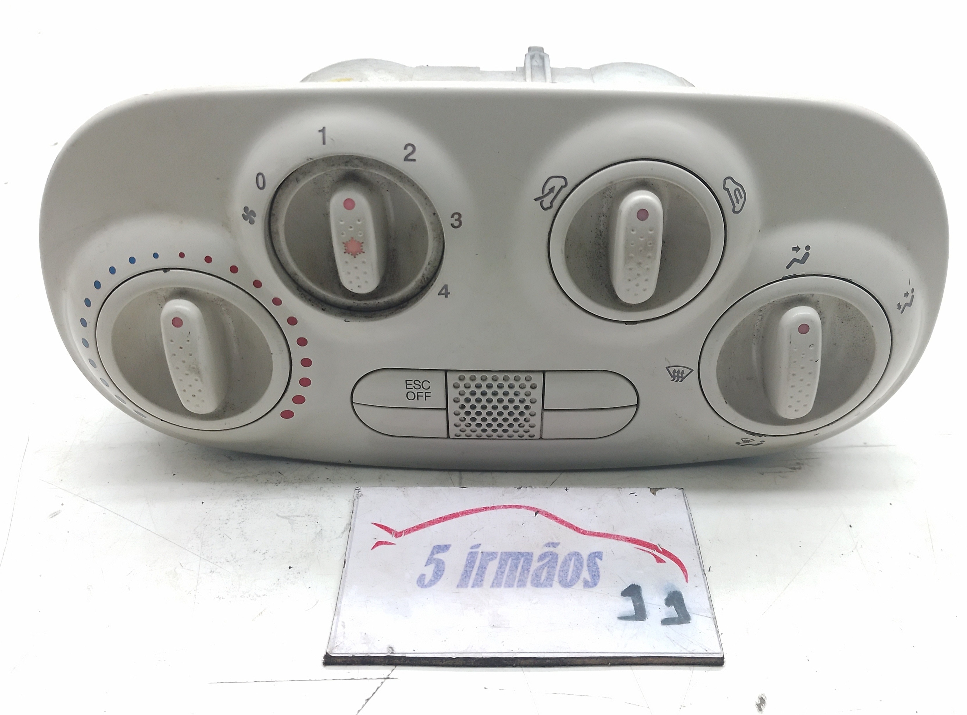 Comando Ar Condicionado Fiat 500 1.4 2012 Nº1wz17jw4aa